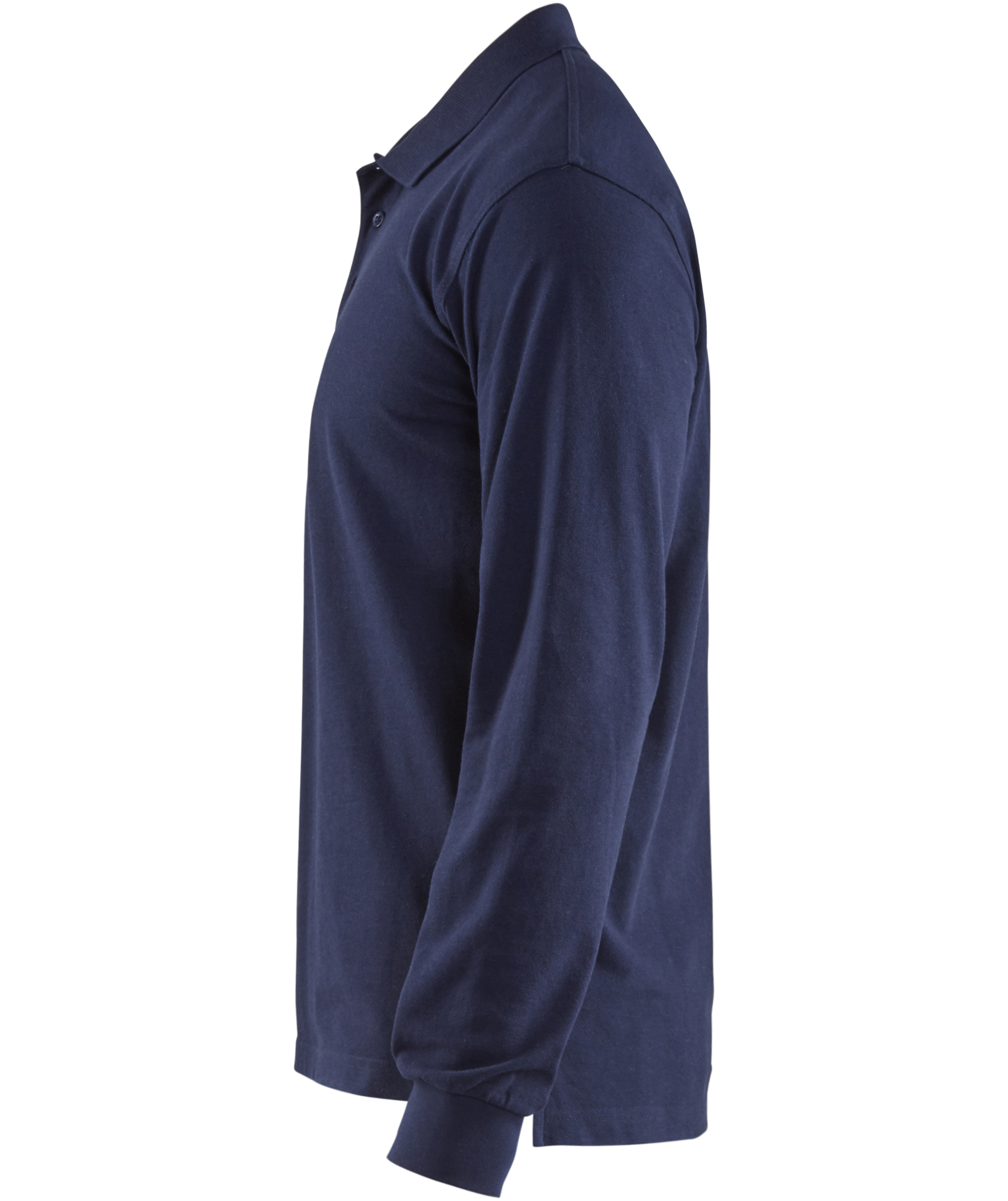 Bl&aring;kl&auml;der long-sleeved polo shirt, Marine, large image number 3