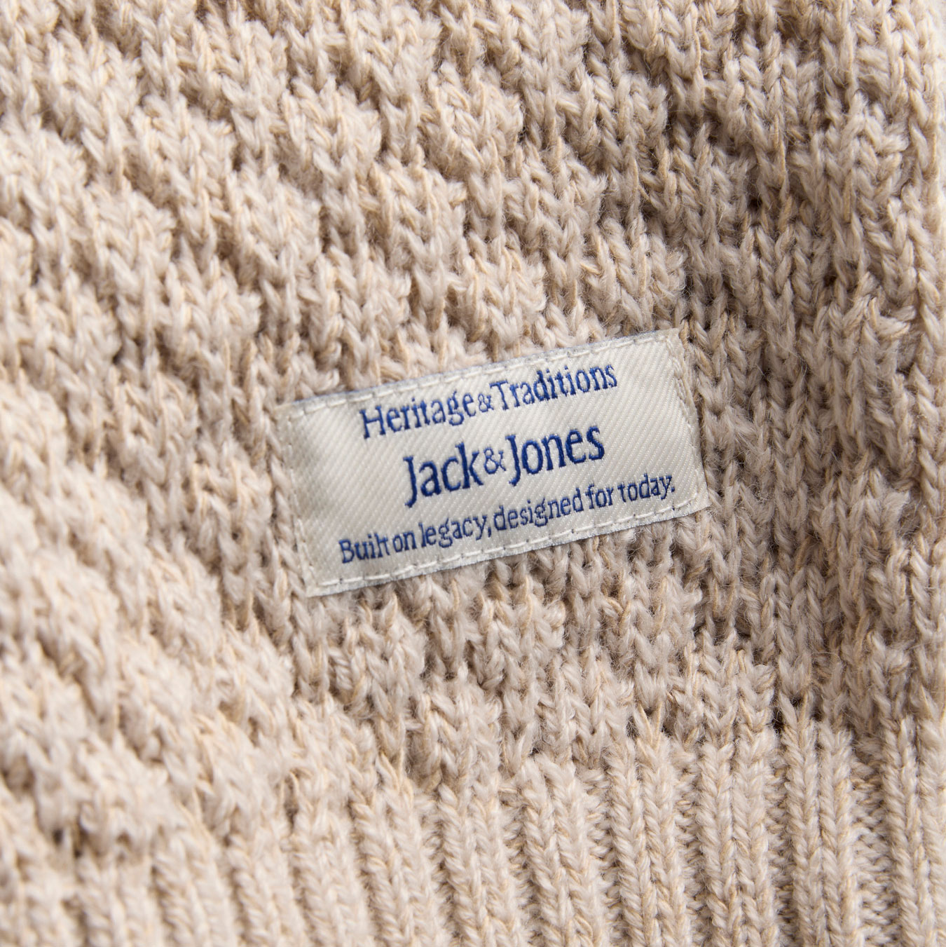 Jack & Jones JJBLAKE striktr&oslash;je, Moonbeam, large image number 3