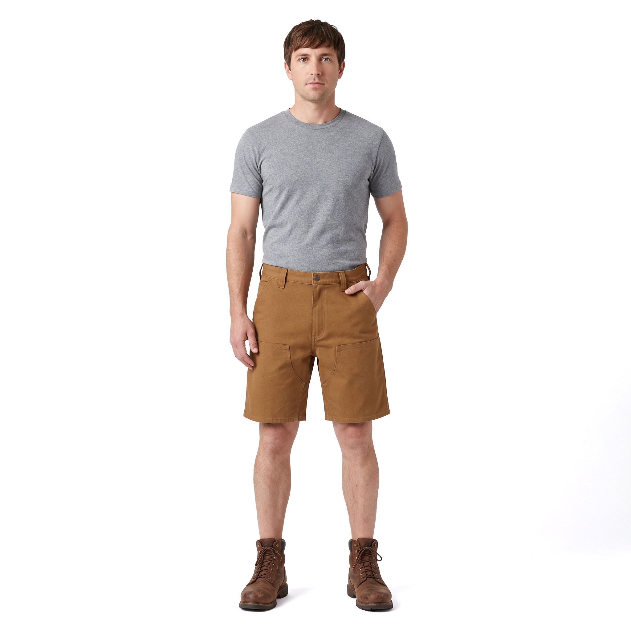 Carhartt Rugged Flex Duck shorts, Carhartt Brown, large image number 2