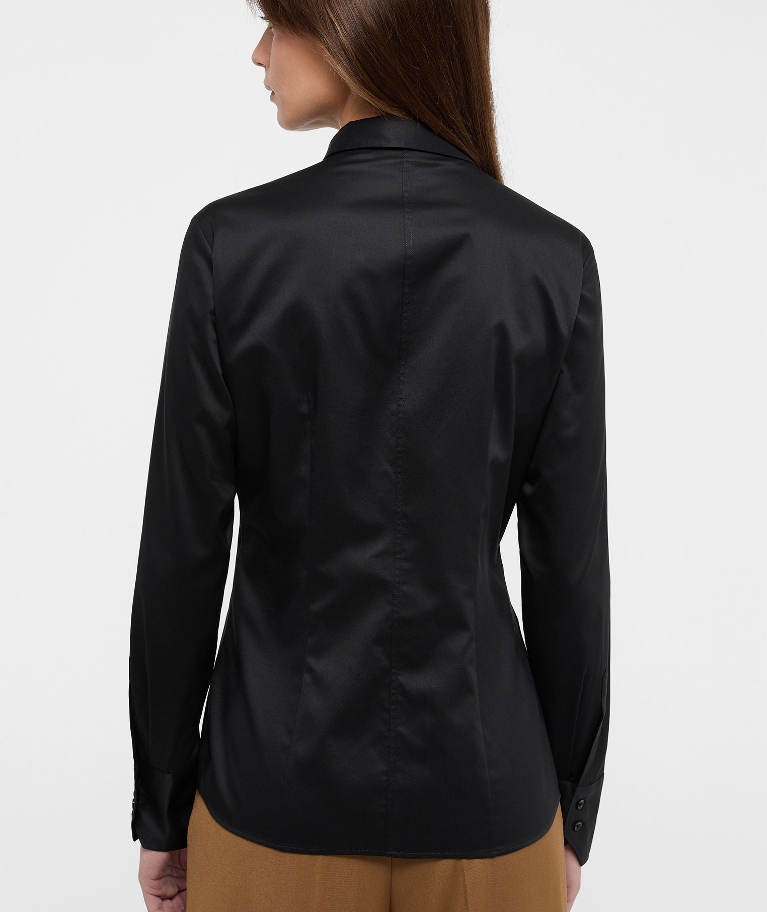 Eterna Cover Slim fit women's shirt, Black, large image number 2