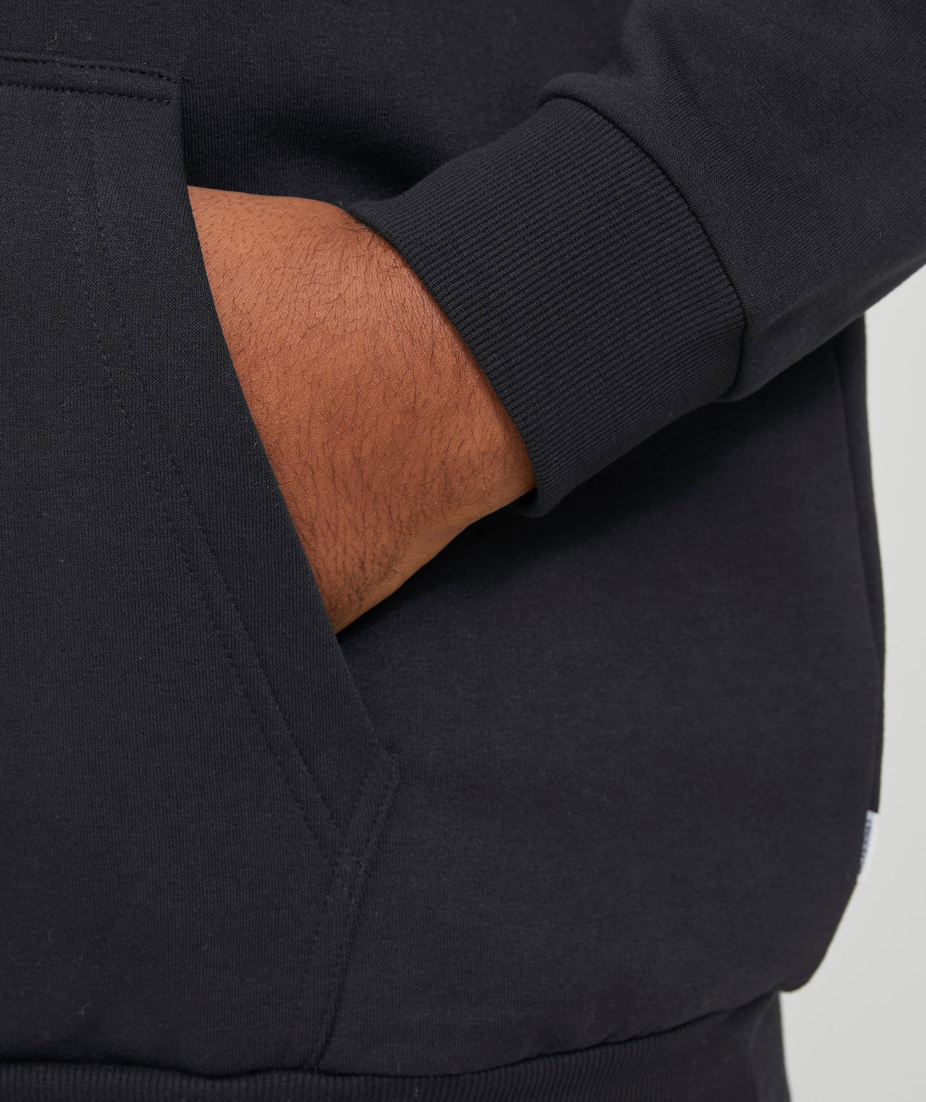 Jack & Jones Plus JJEBRADLEY Hoodie, Black, large image number 3