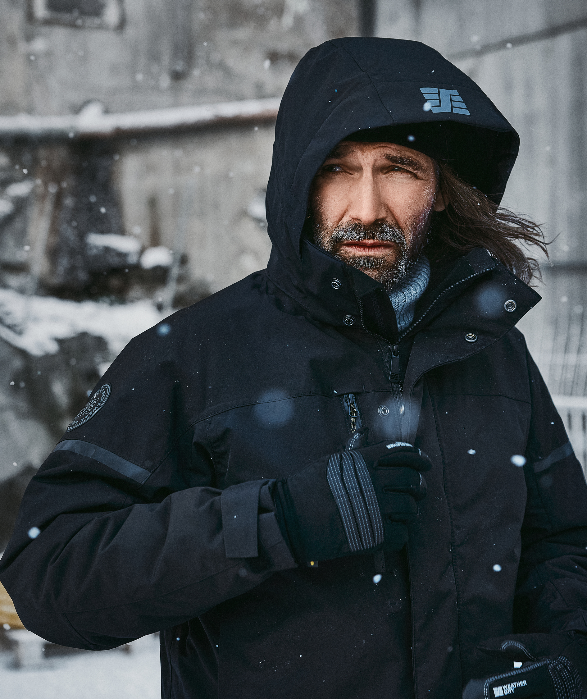 Snickers AllroundWork parkas 1801, Black, large image number 7