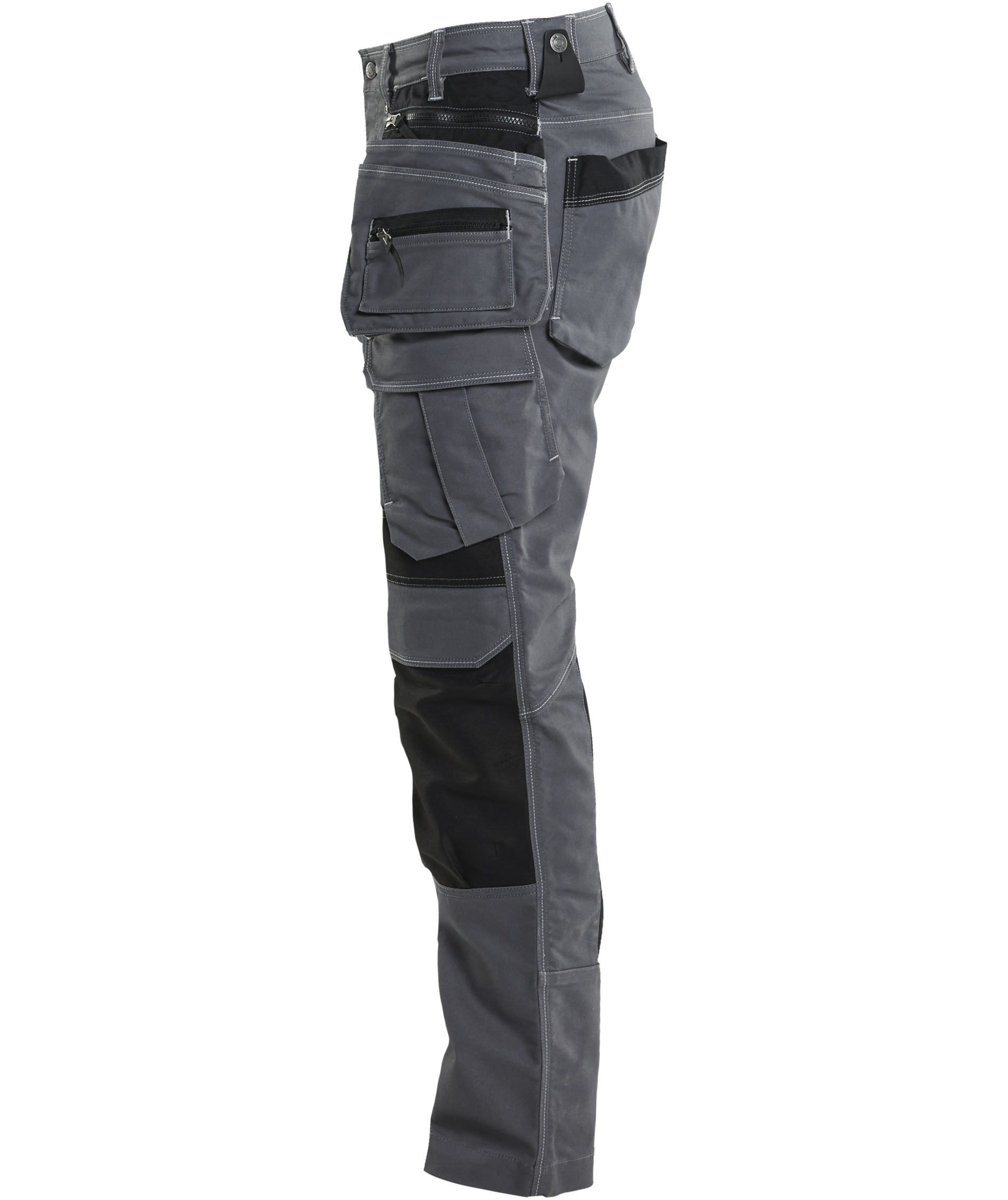 Bl&aring;kl&auml;der h&aring;ndverksbukse X1900, Middelsgr&aring;/svart, large image number 3