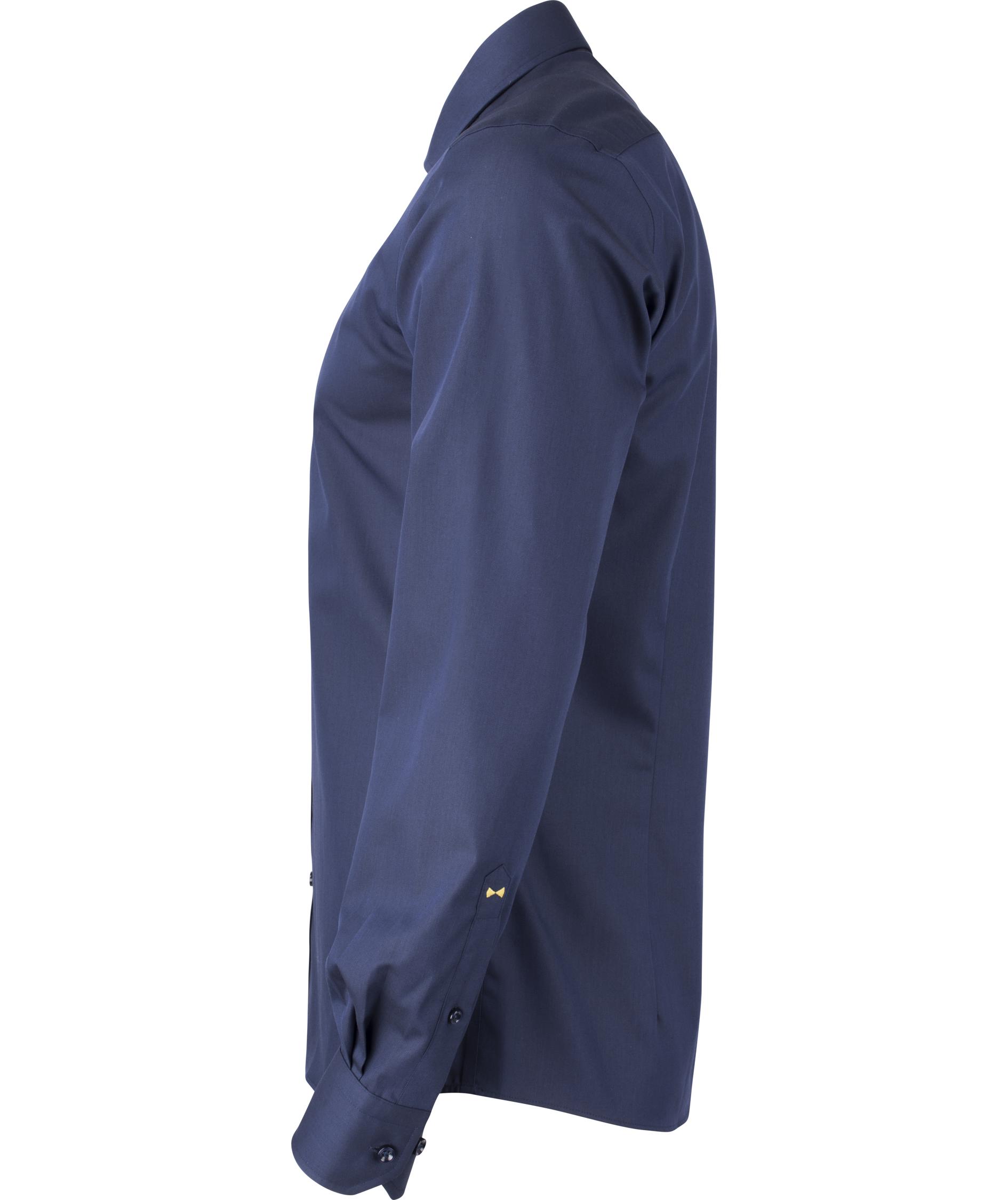 J. Harvest & Frost Twill Yellow Bow 50 slim fit skjorta, Navy, large image number 2