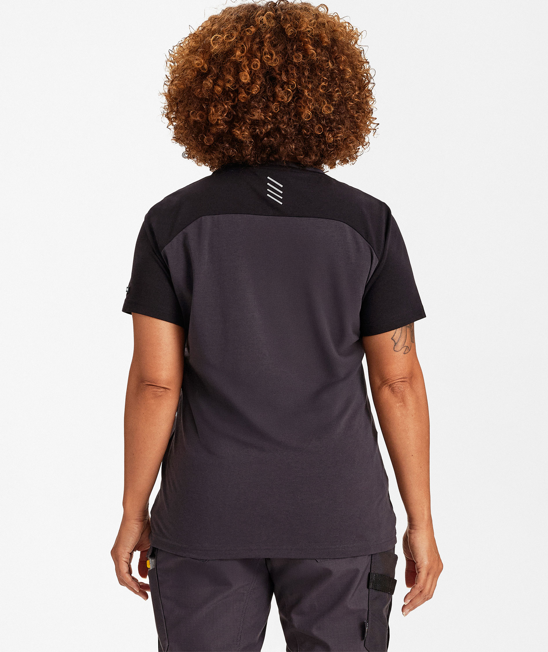 Engel Entire women's T-shirt, Anthracite Grey/Black, large image number 4