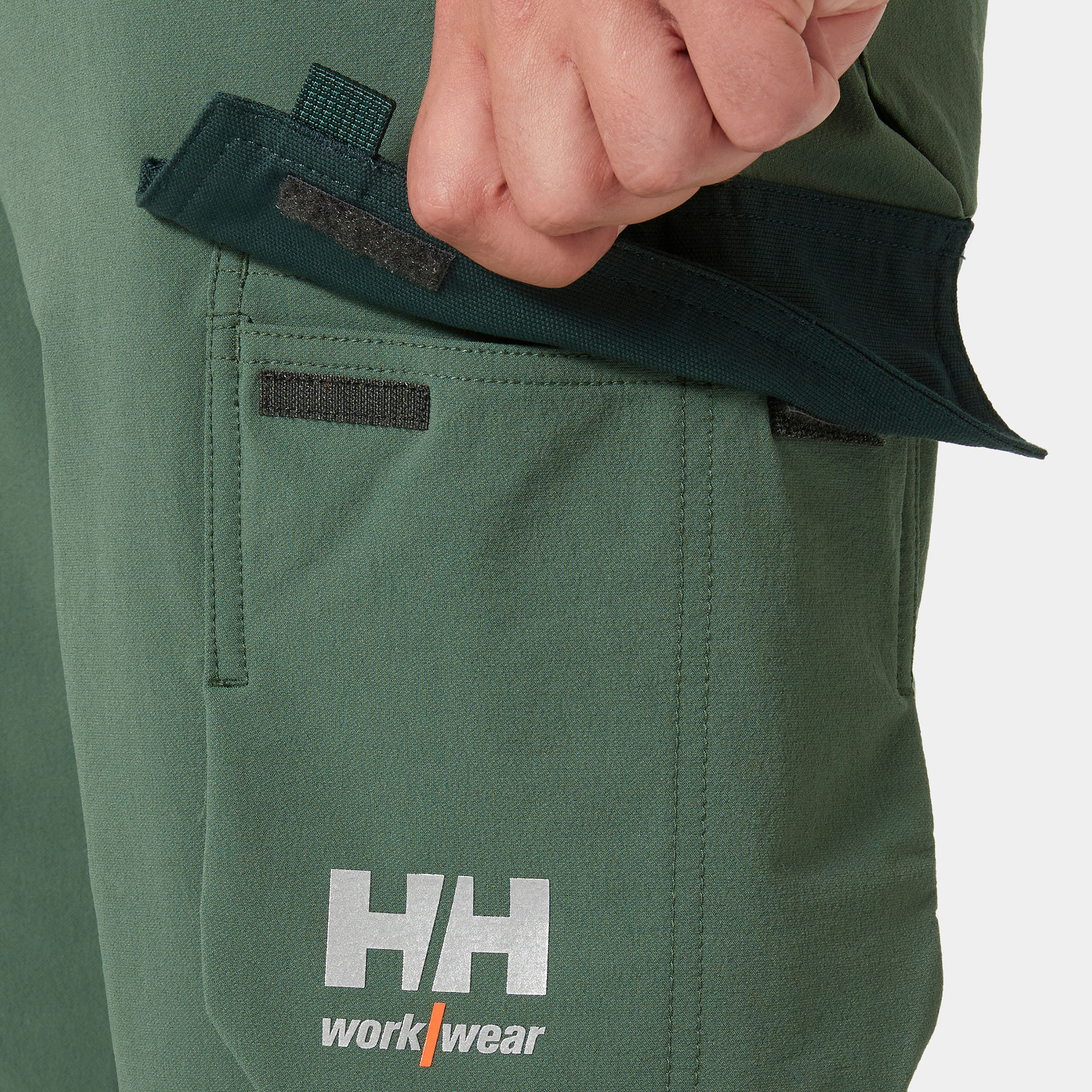Helly Hansen Oxford 4X Connect&trade; cargoshorts full stretch, Spruce/Darkest Spruce, large image number 5