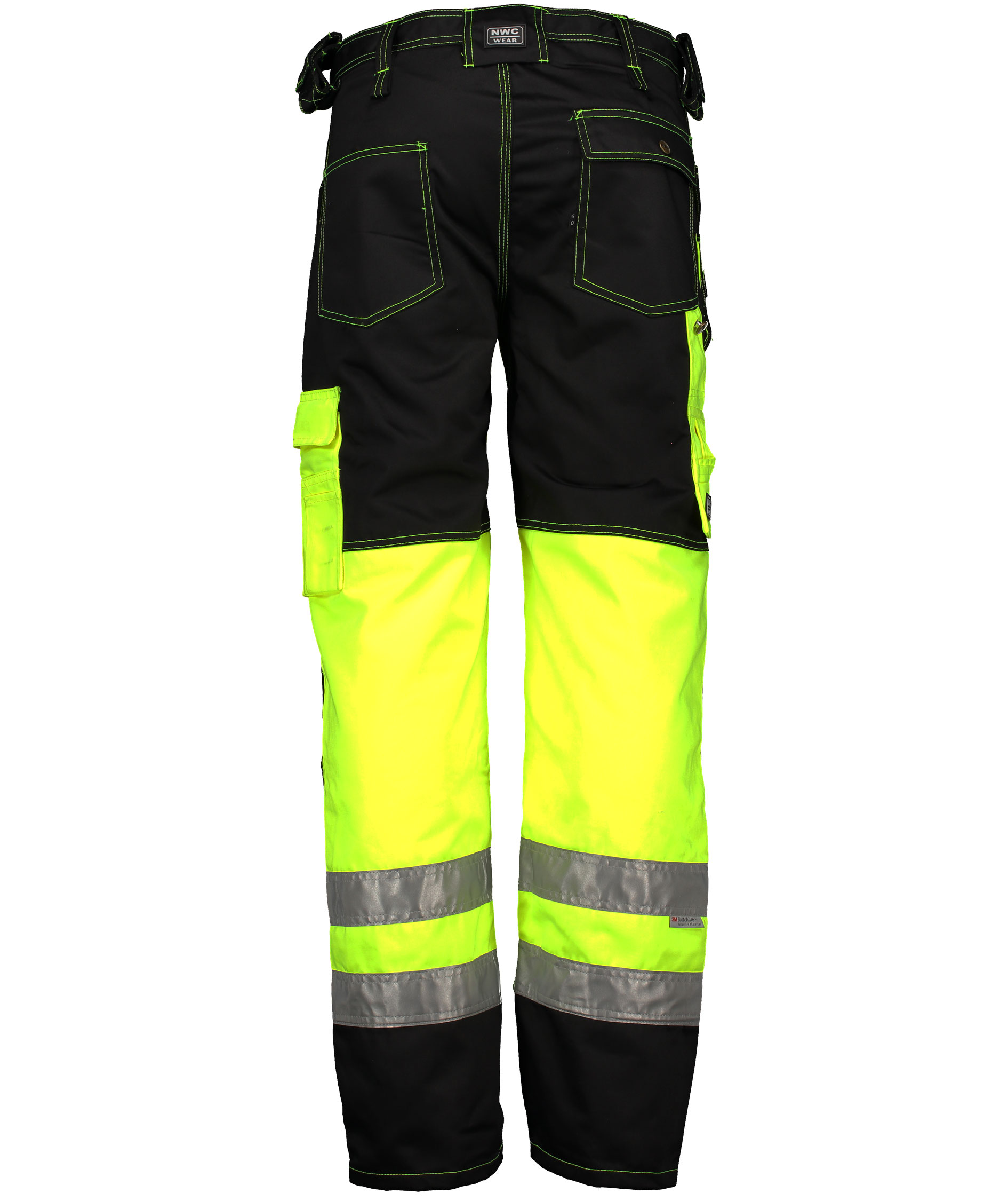 NWC Hitra hantverksbyxa, Varsel Gul/Svart