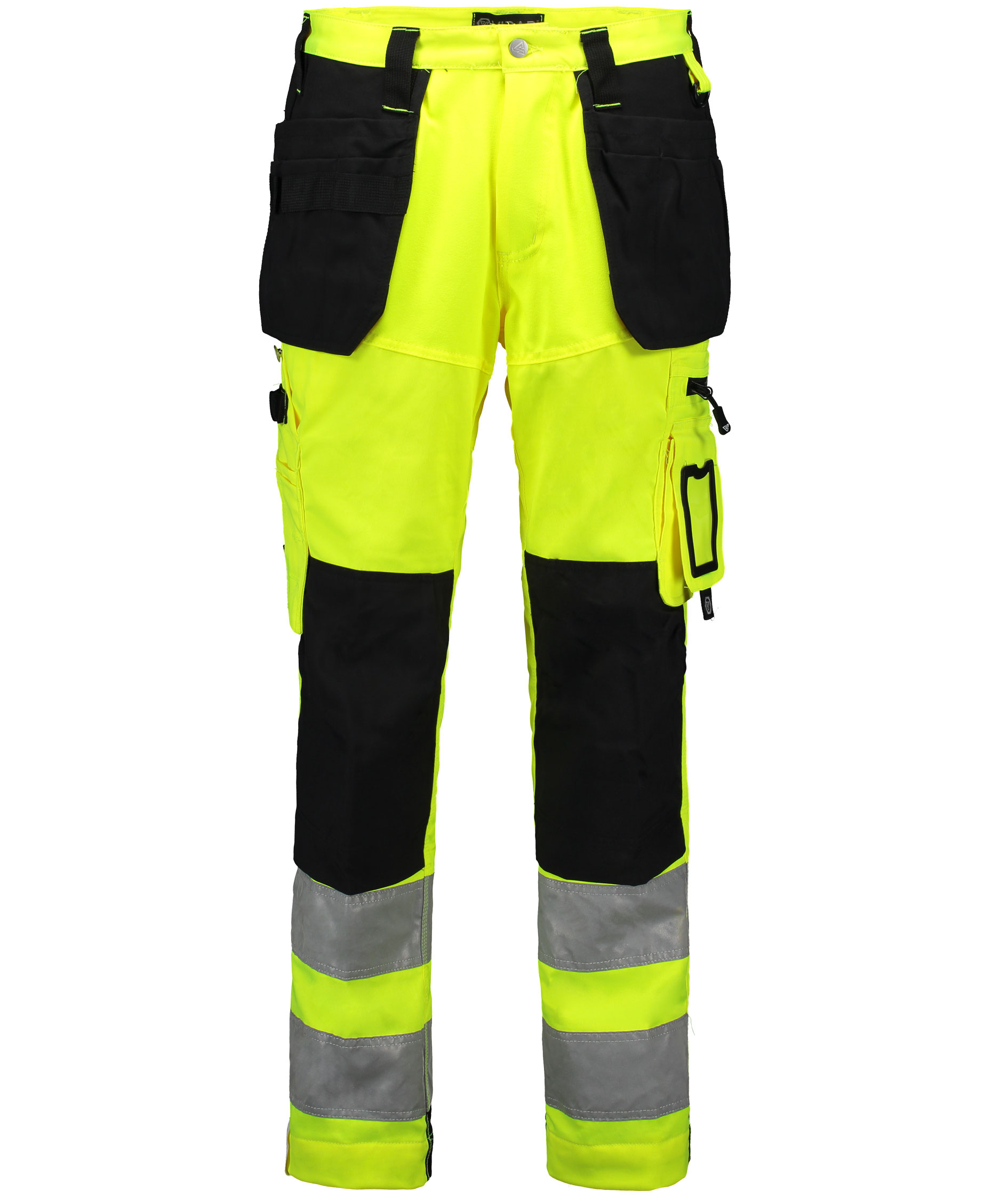 Vidar V5006 hantverksbyxa, Varsel Gul/Svart