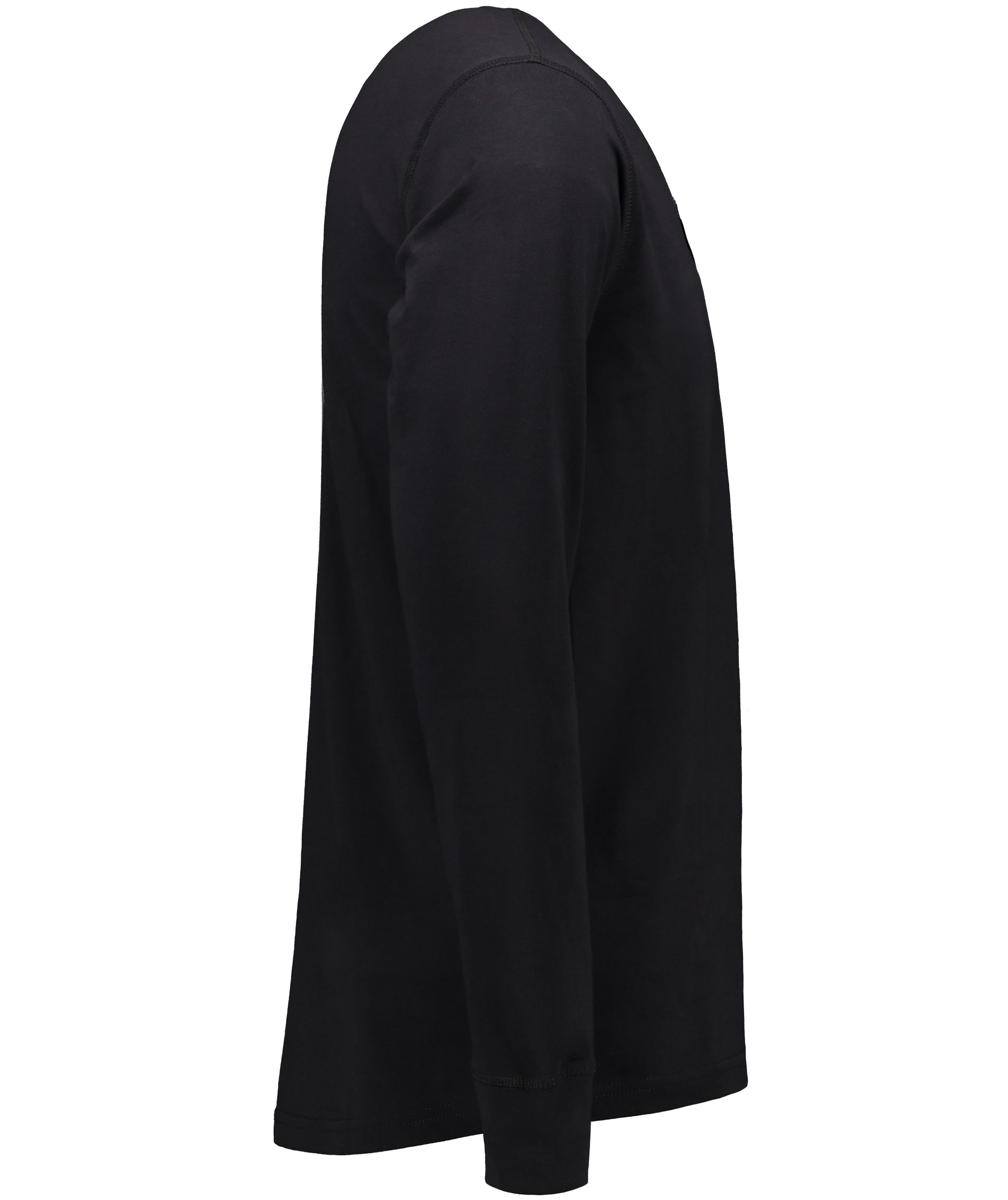 Westborn l&aring;ng&auml;rmad grandad T-shirt, Black, large image number 4