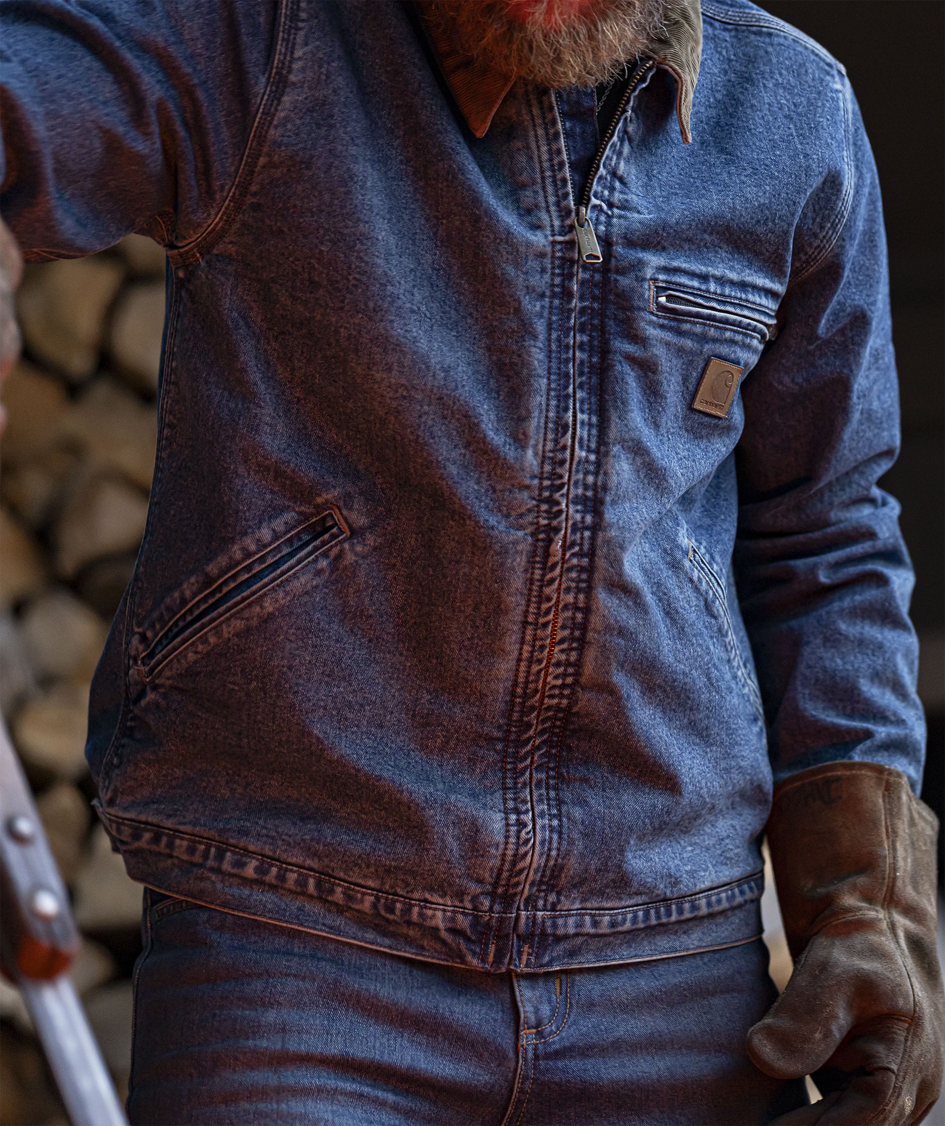 Carhartt Detroit denim jakke, Muskegon, large image number 2