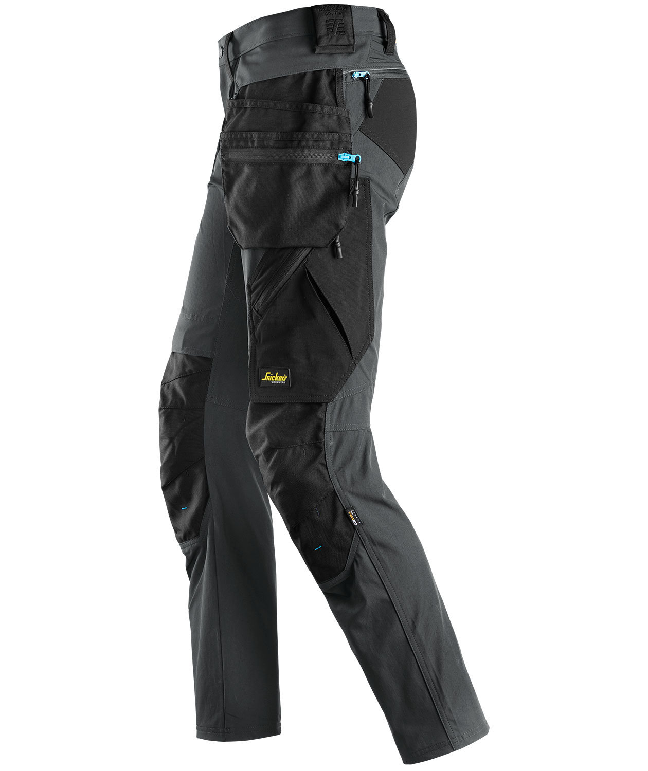 Snickers LiteWork Handwerkerhose 6208 Full stretch, Stahlgrau/Schwarz, large image number 2