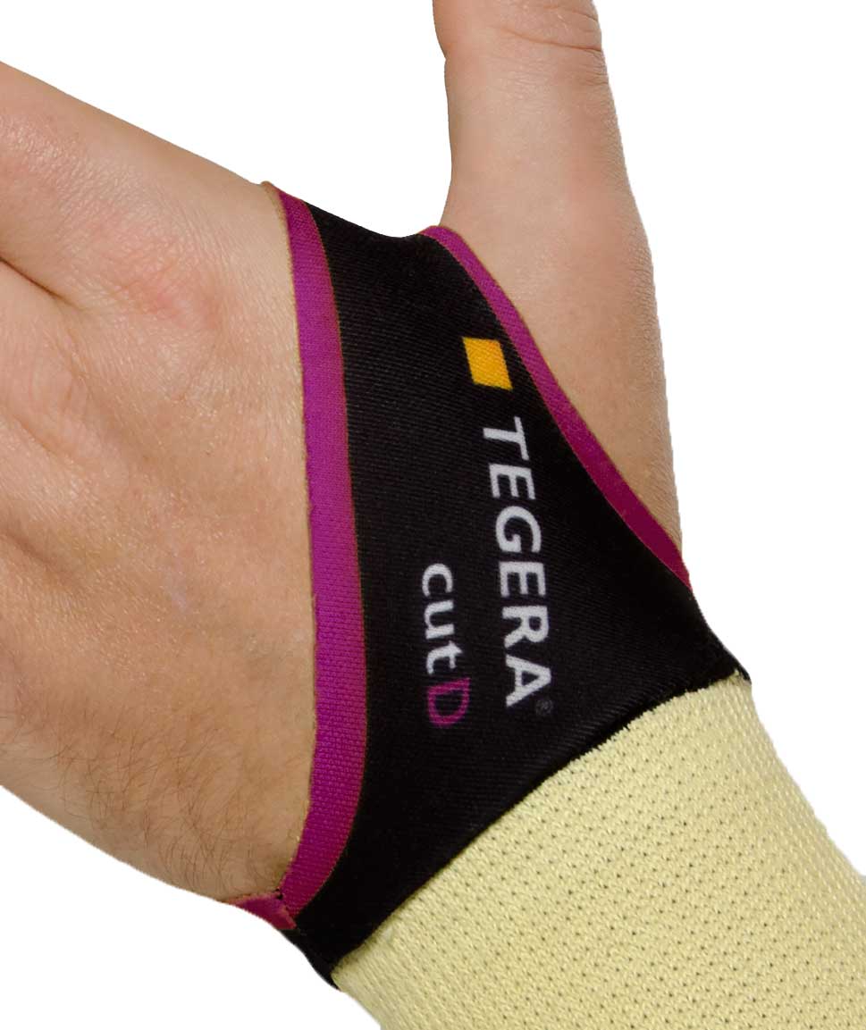 Tegera 75 cut resistant sleeve Cut D, Yellow, large image number 2