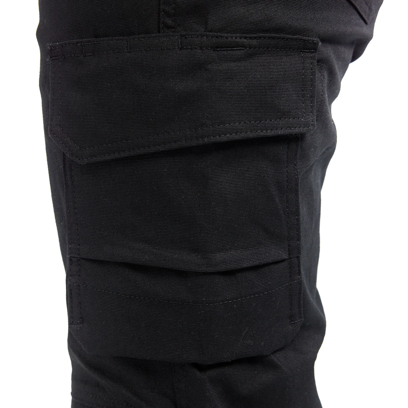 Bl&aring;kl&auml;der dame arbejdsbukser, Sort, large image number 6