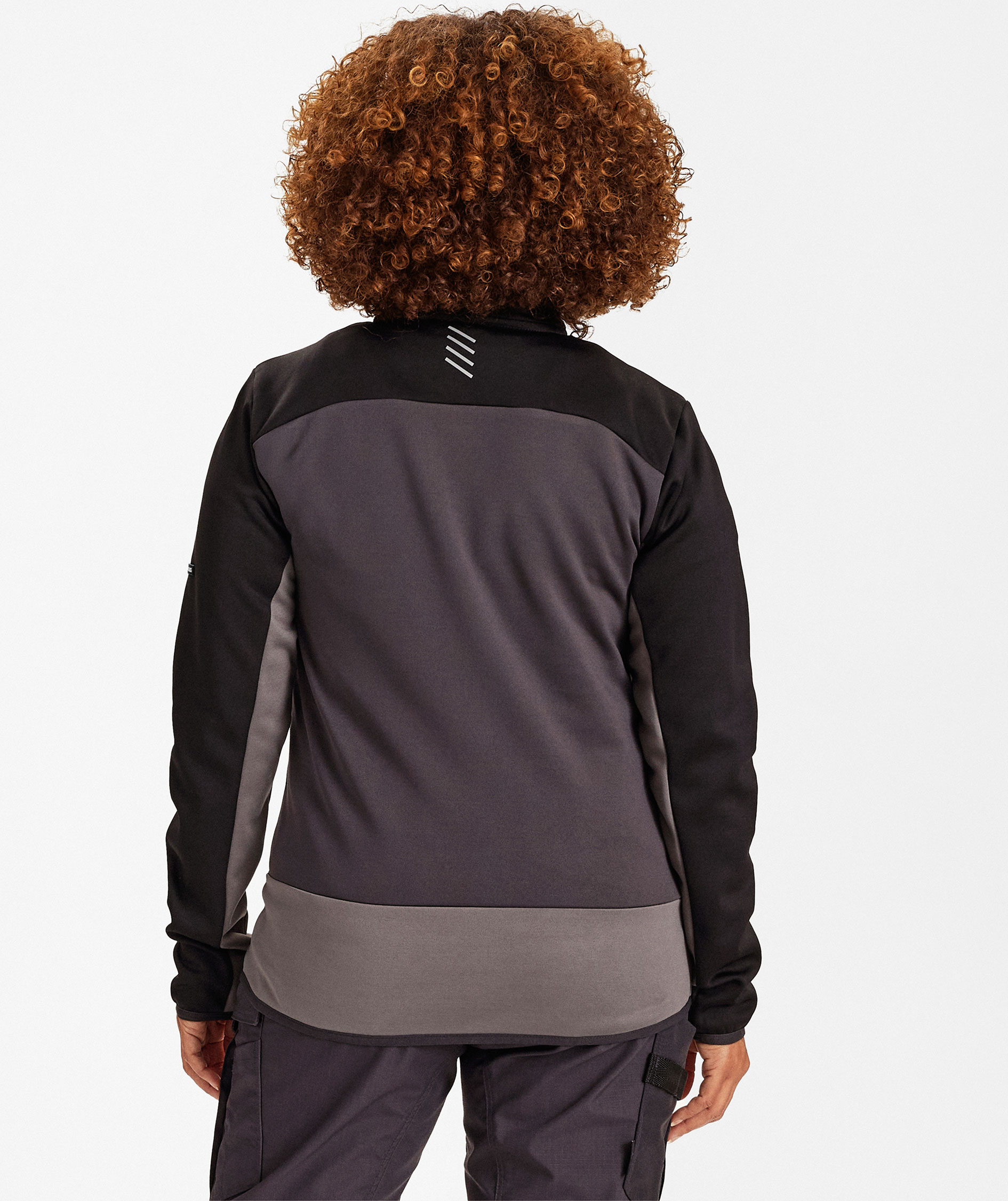 Engel Entire women's midlayer cardigan, Anthracite Grey/Black, large image number 4