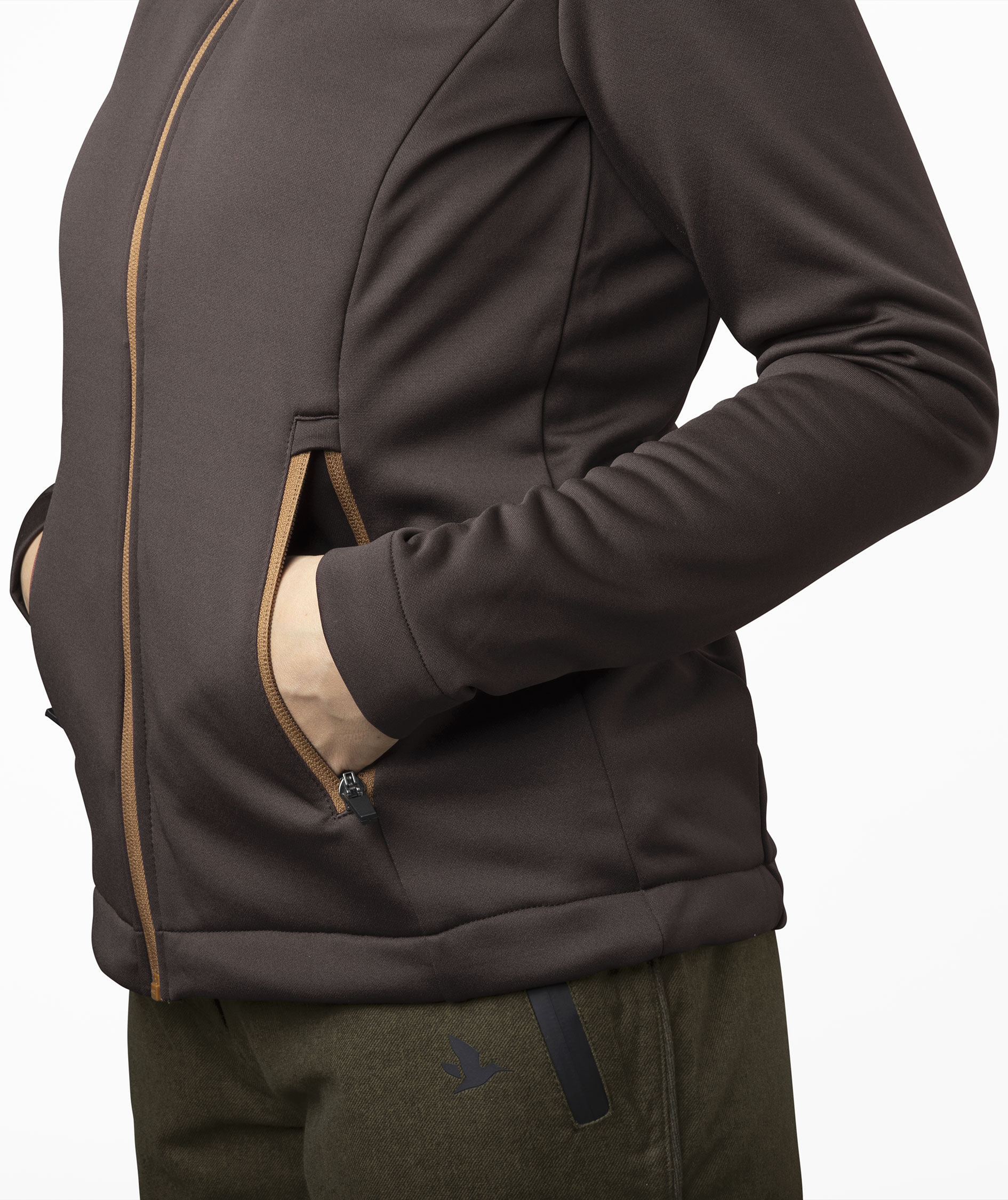Seeland Emily women's fleece jacket, Dark brown, large image number 3