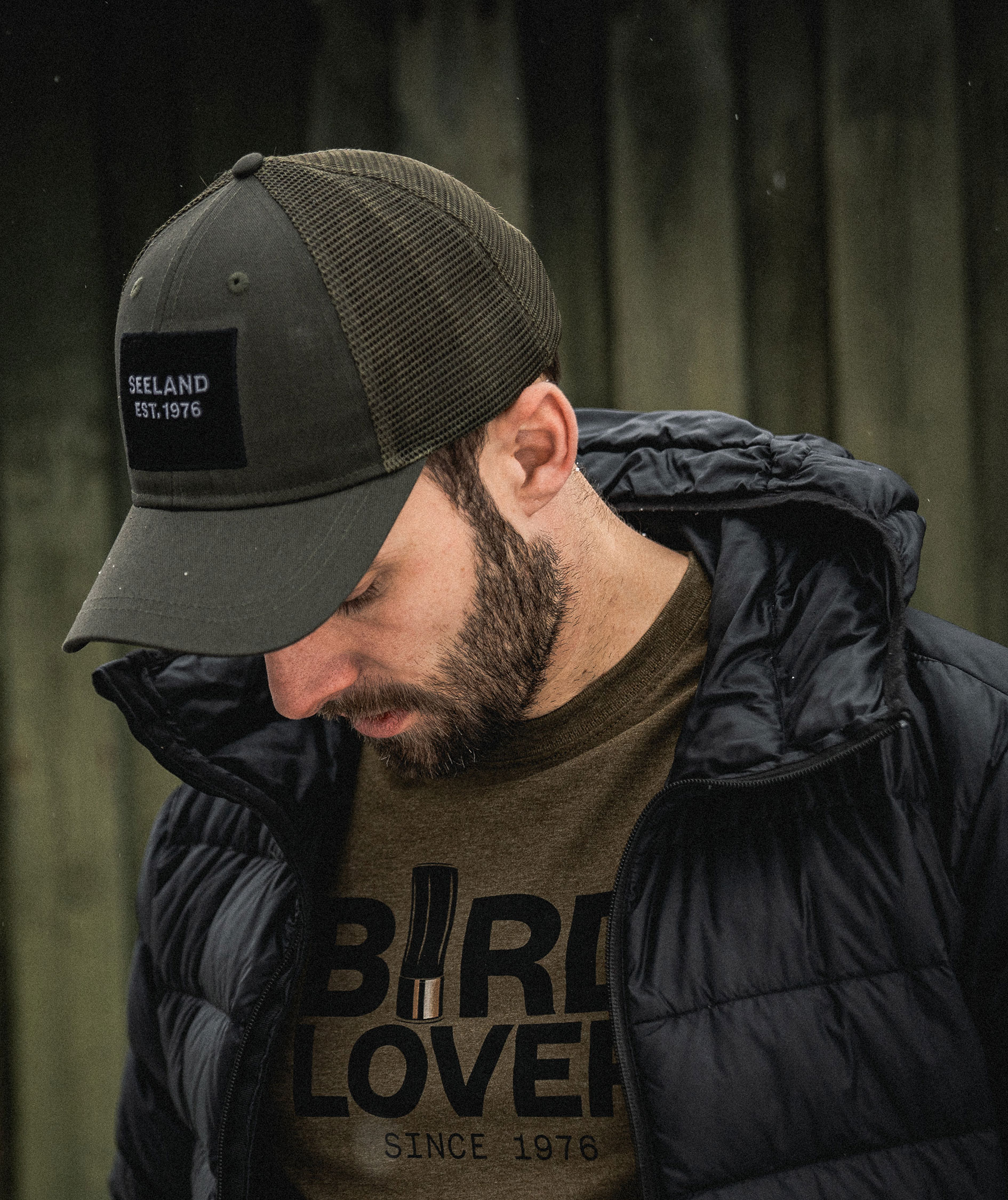 Seeland Granite Trucker cap, Grape leaf, Grape leaf, large image number 4