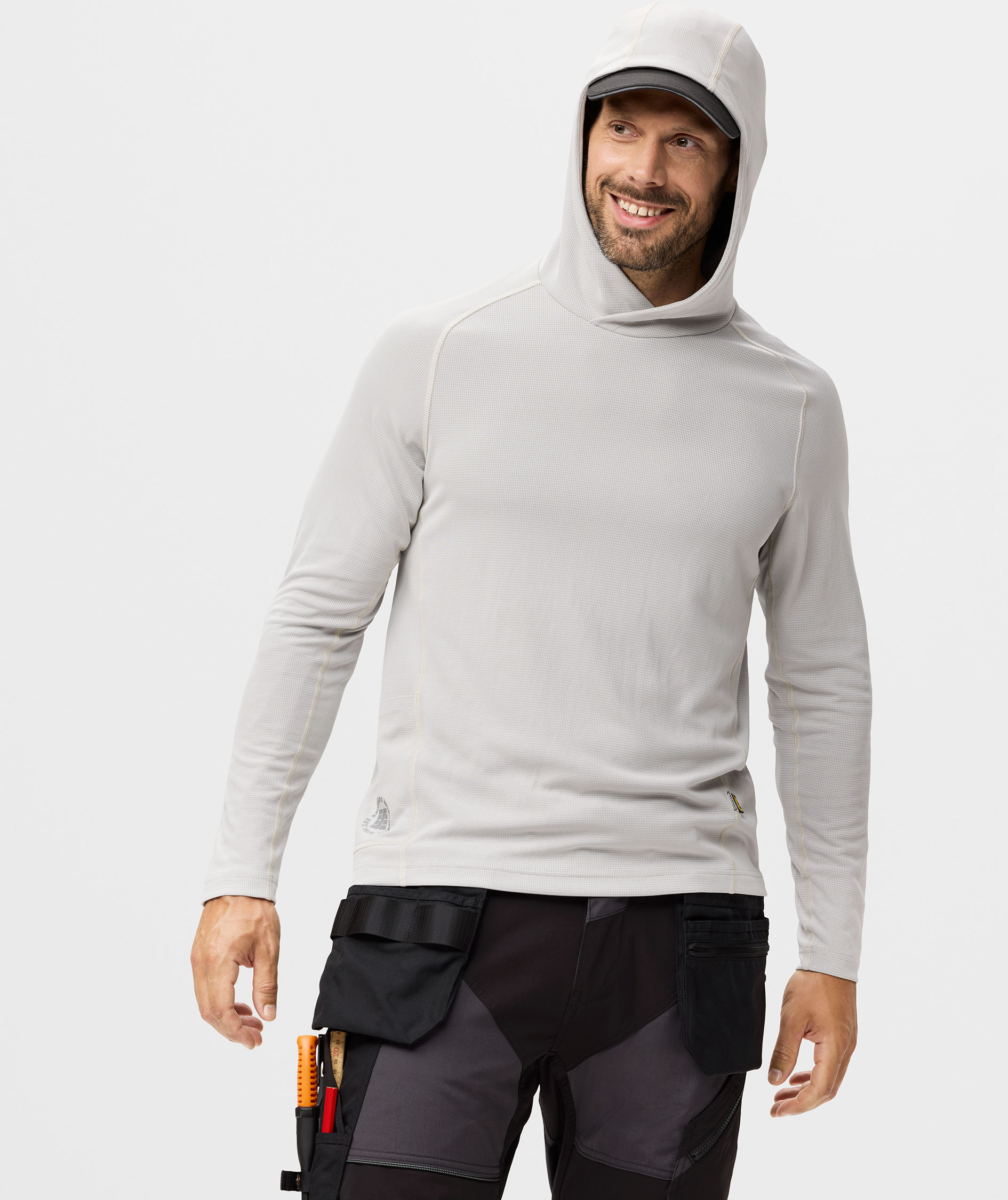 Snickers Stay Fresh hettegenser 2456, Ice Grey