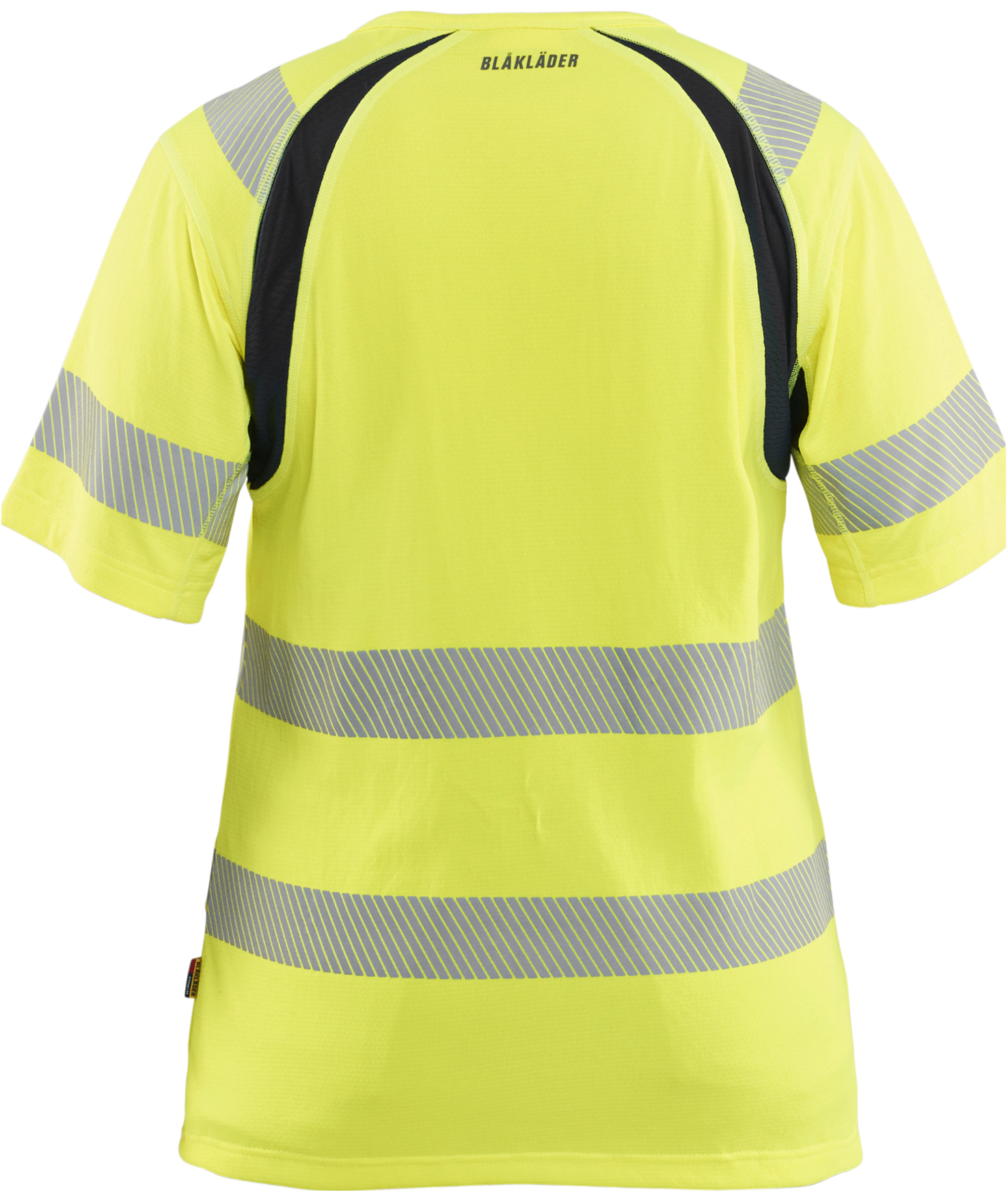 Bl&aring;kl&auml;der dame T-shirt, Hi-vis Gul/Sort, large image number 1