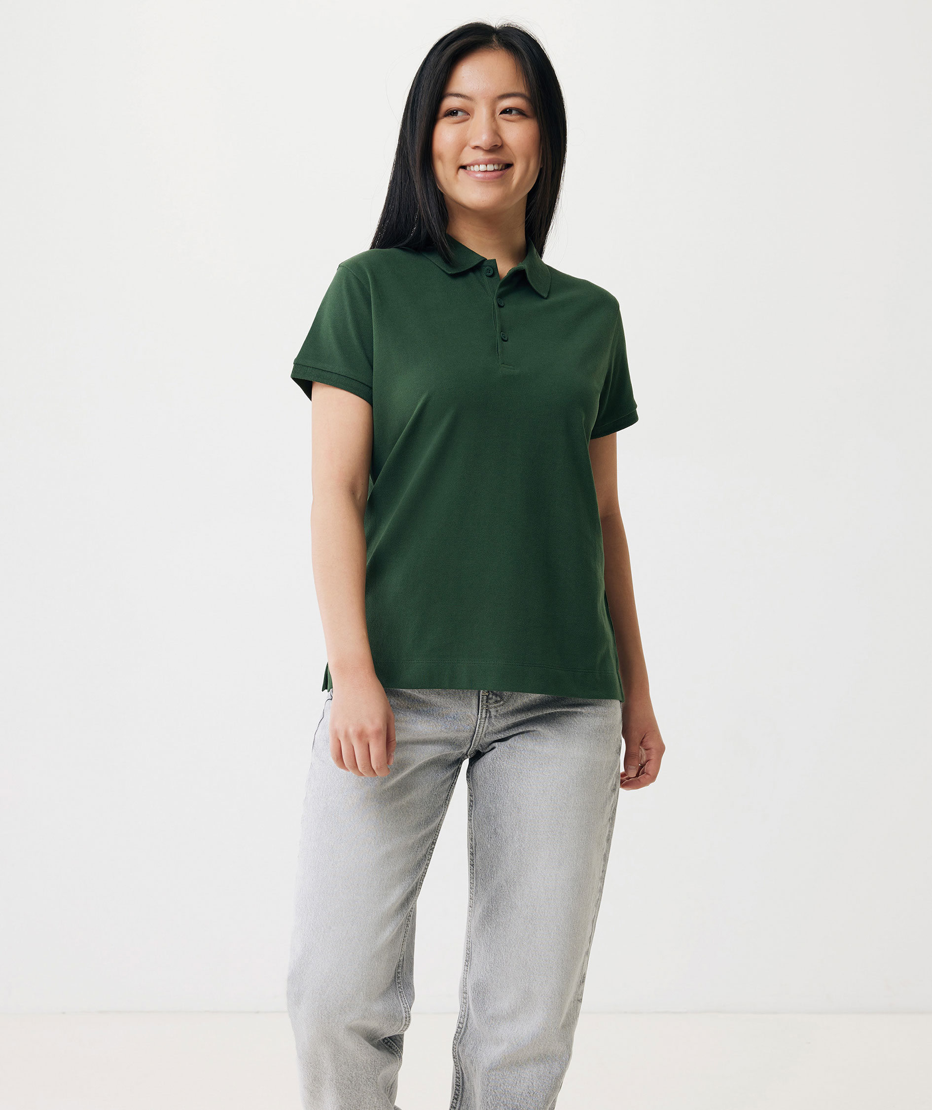 Iqoniq Yosemite Damen Poloshirt, Forest Green, large image number 6
