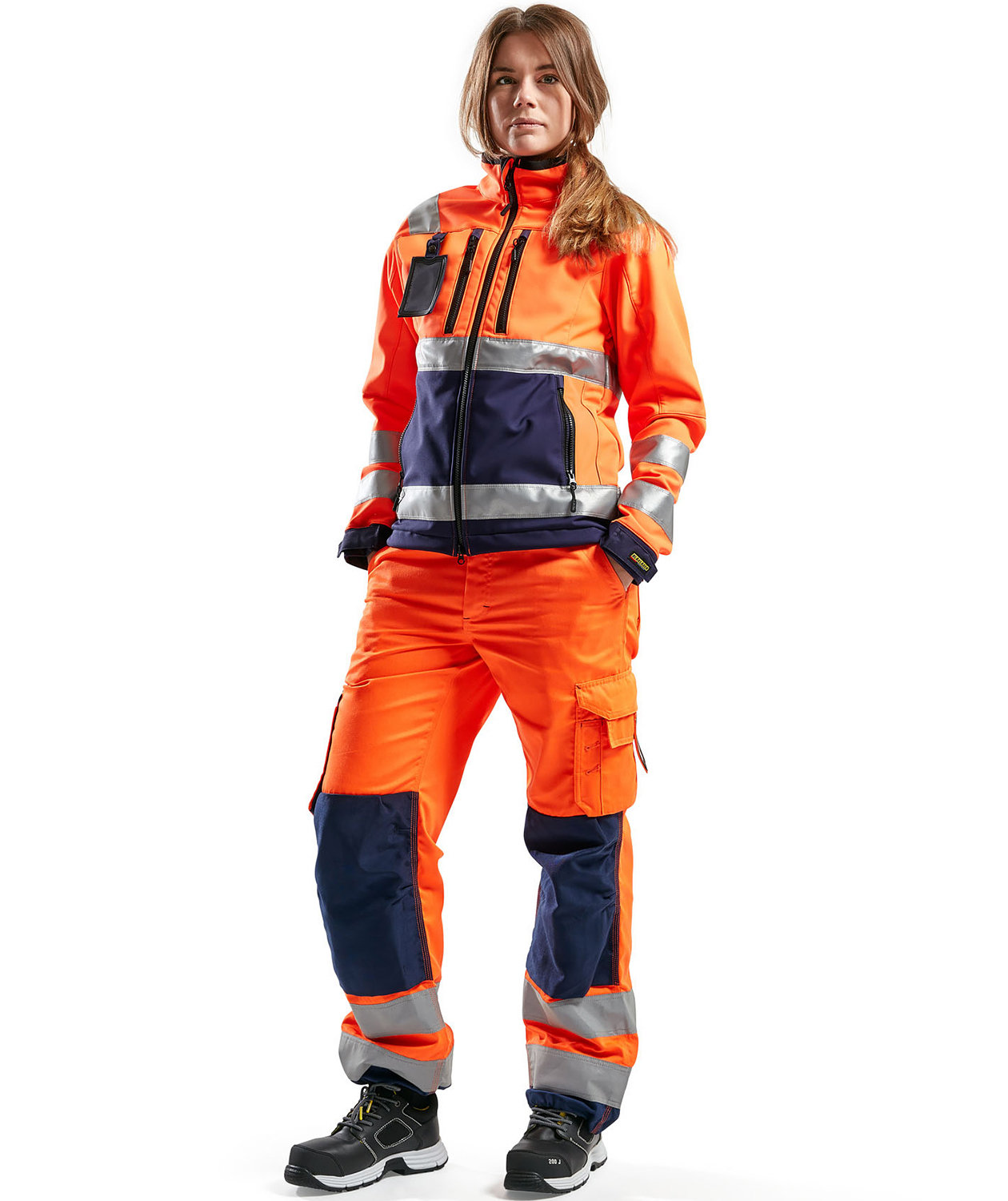 Bl&aring;kl&auml;der dame softshelljakke