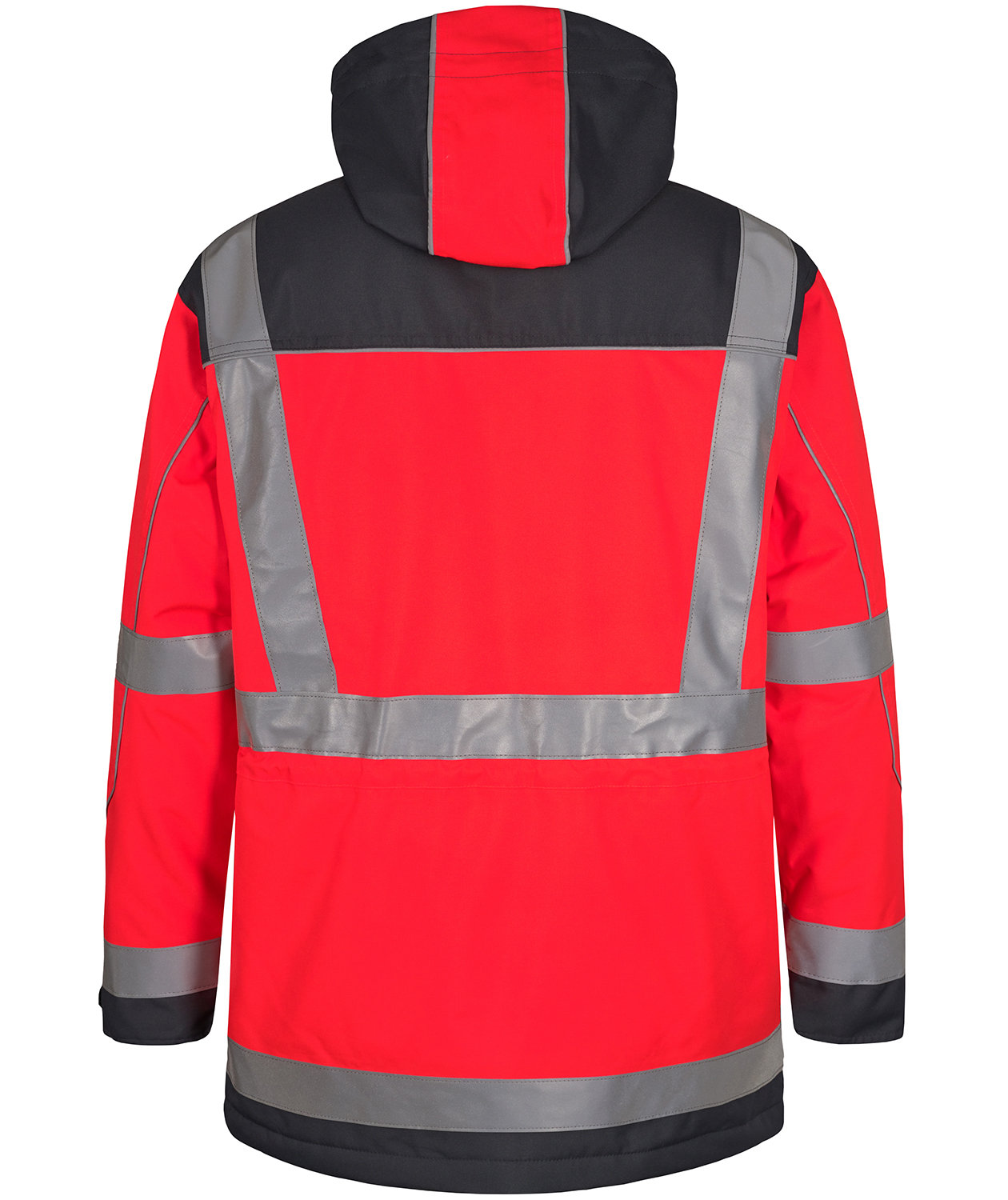 Engel vinter parkas, Varsel r&ouml;d/gr&aring;