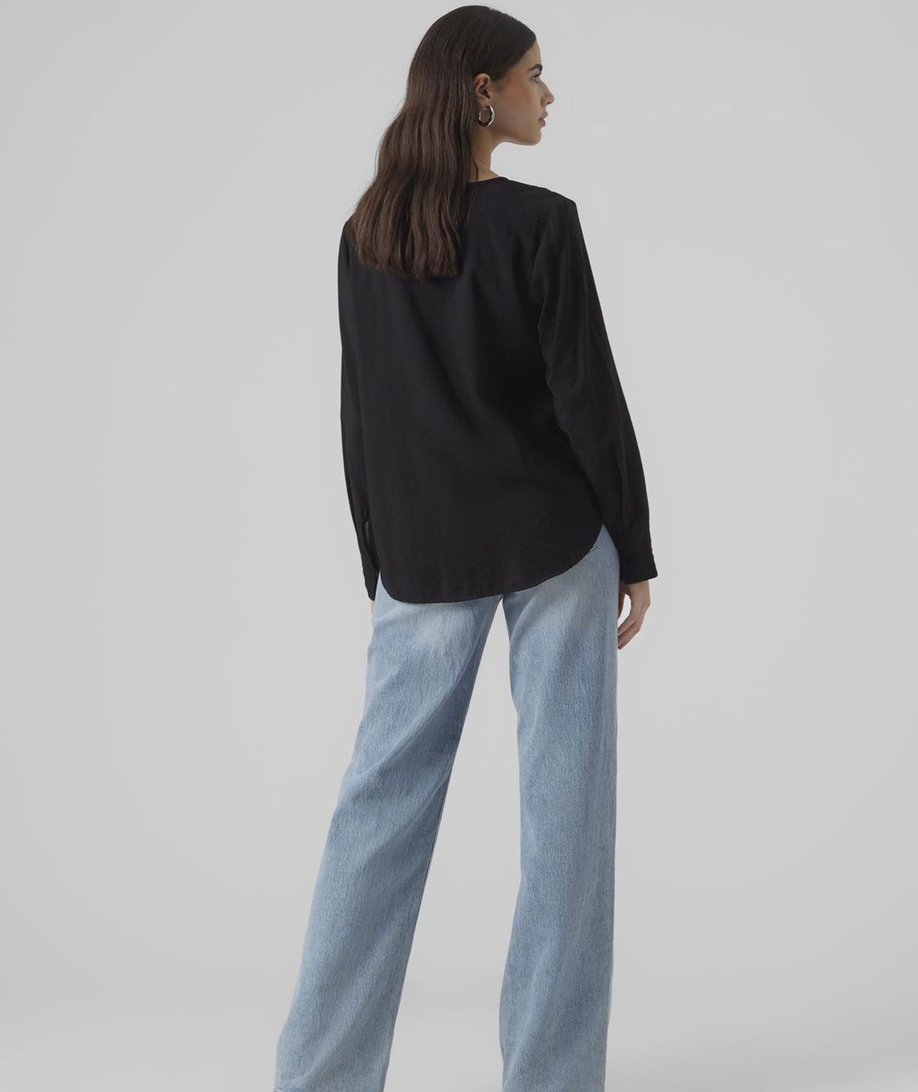 Vero Moda VMLENA blus dam, Black, large image number 2