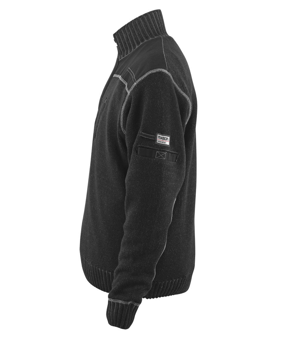 Mascot Frontline Naxos stickad tr&ouml;ja, Svart, large image number 1