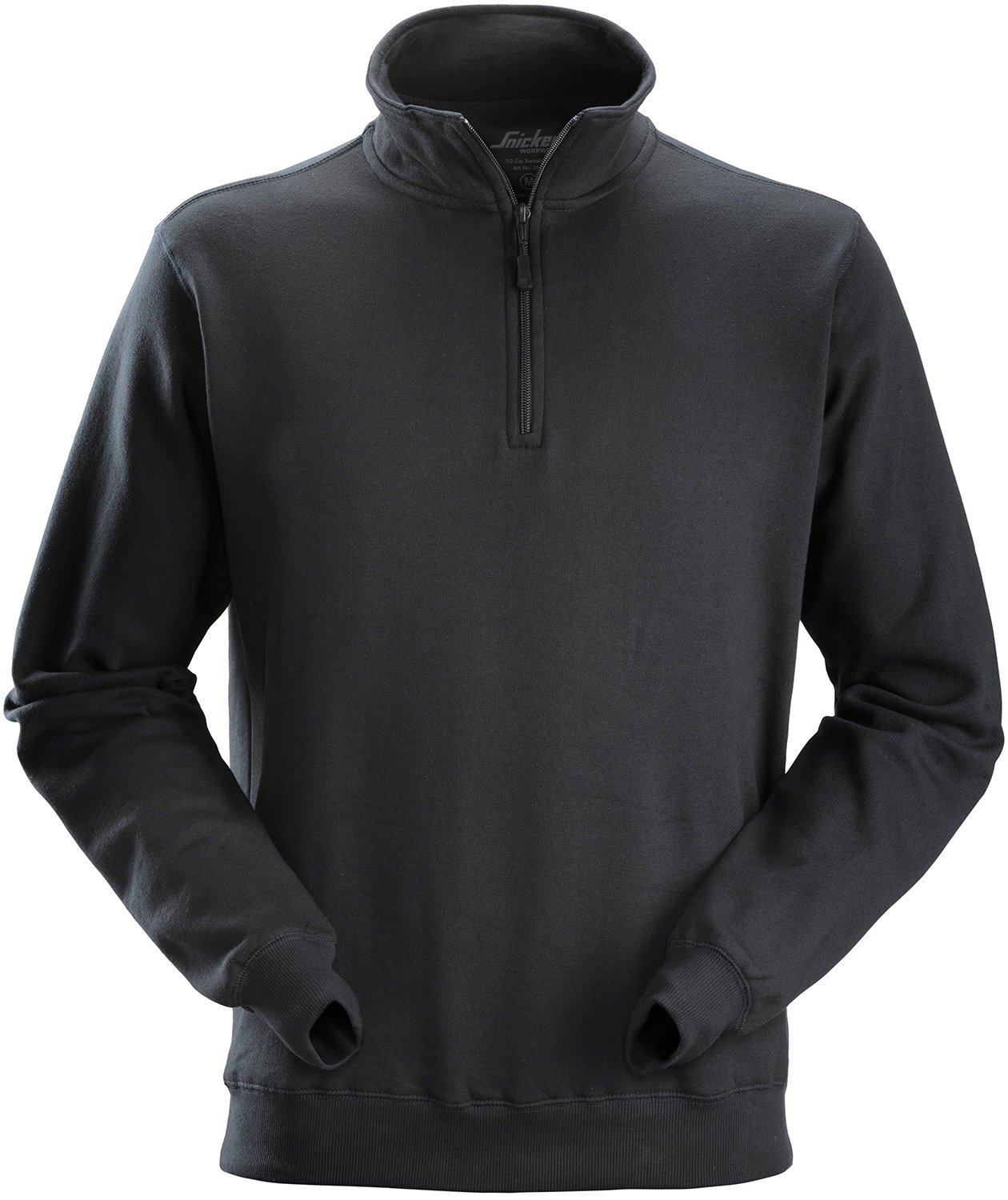 Snickers &frac12; zip sweatshirt 2818, Svart