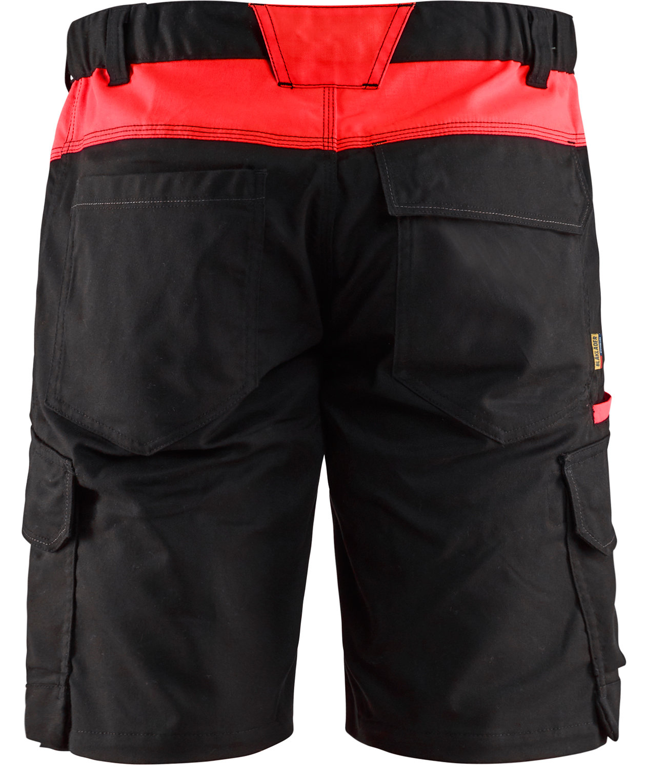 Bl&aring;kl&auml;der work shorts, Black/Red, large image number 1