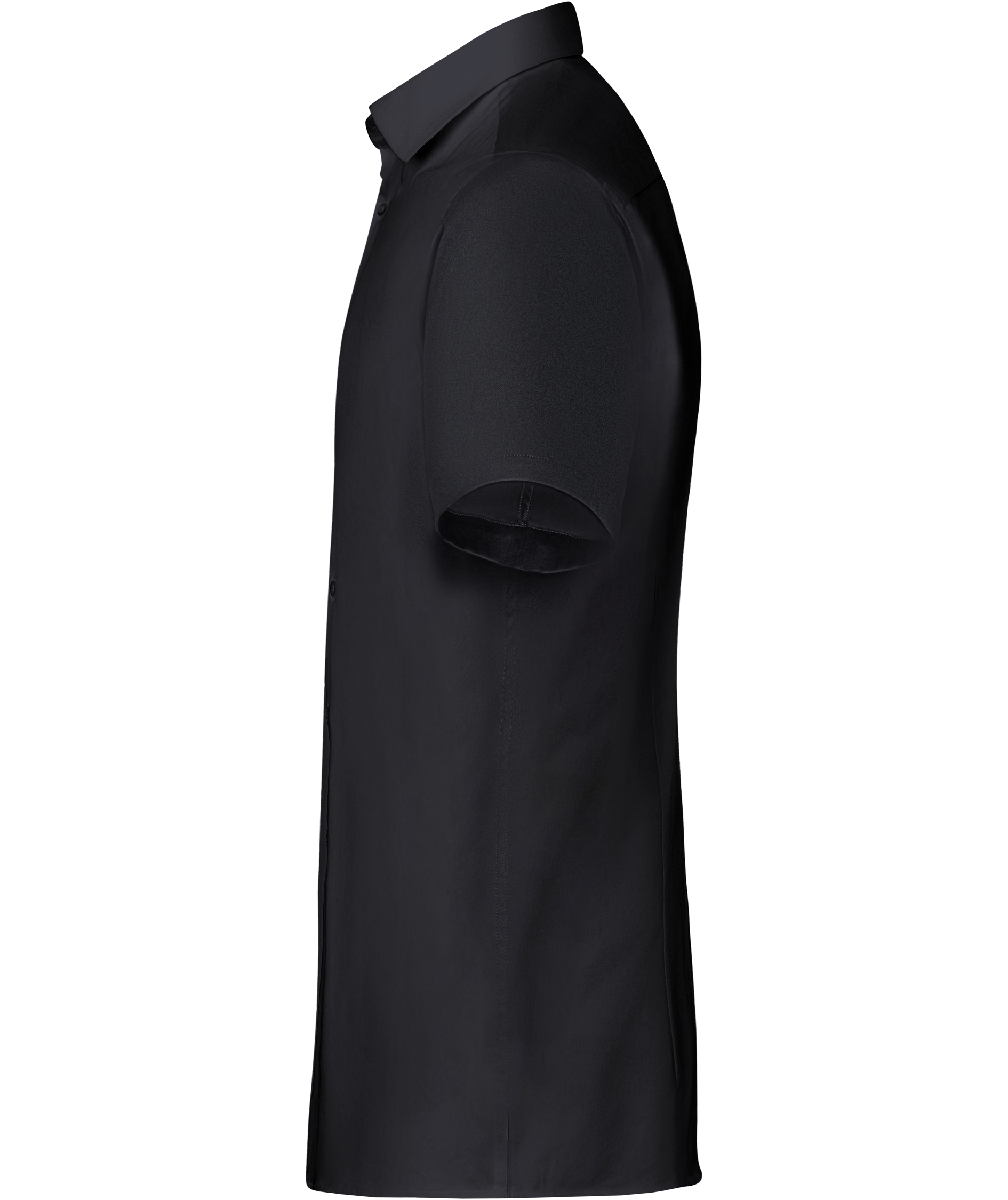 Karlowsky slim fit stretch shirt, Black, large image number 3