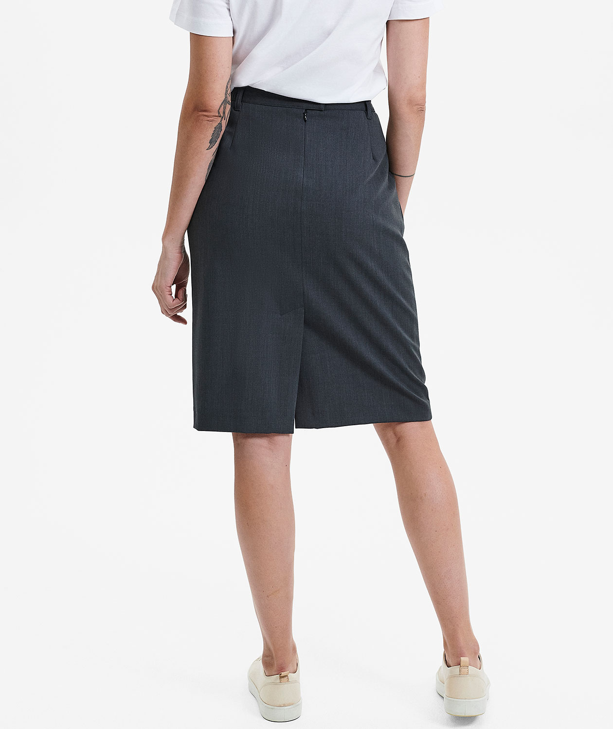 Sunwill Traveller Bistretch Regular fit skirt, Grey, large image number 3