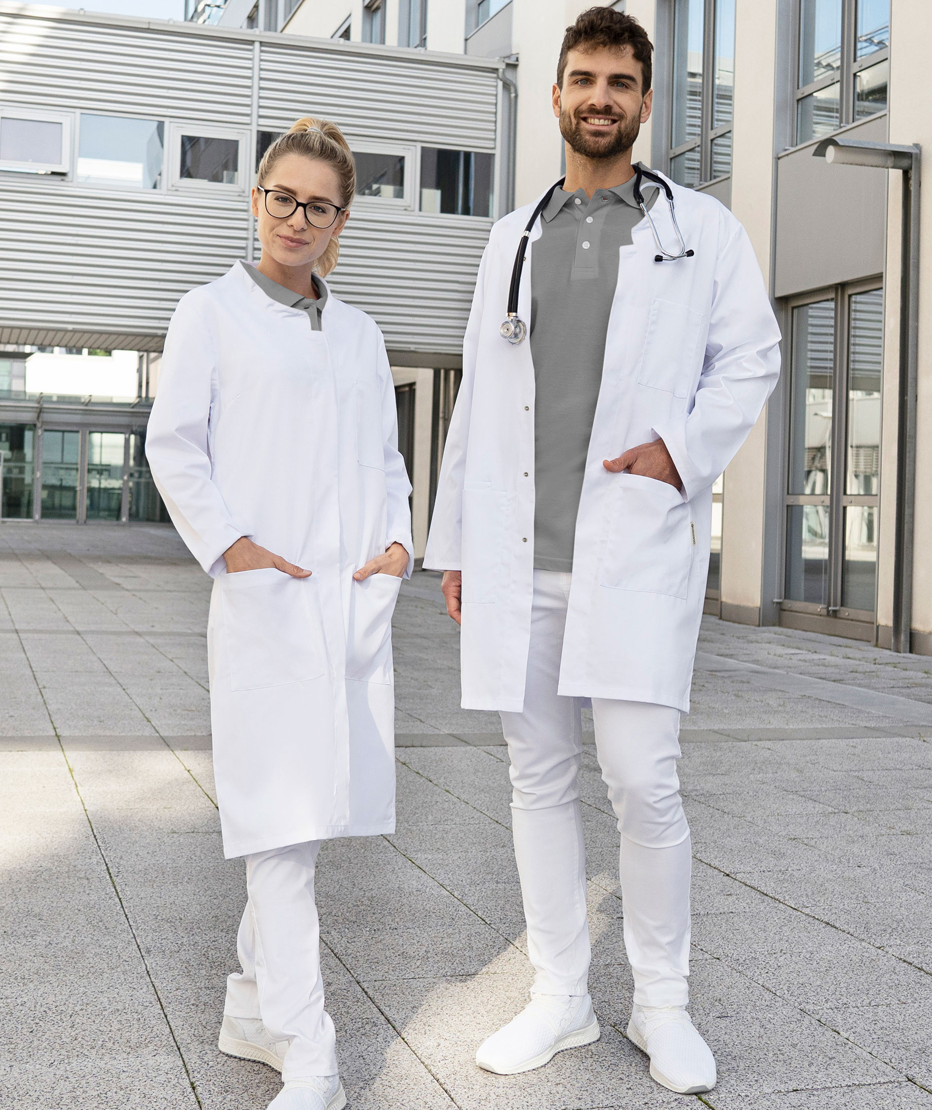 Karlowsky women's lab coat, White, large image number 7