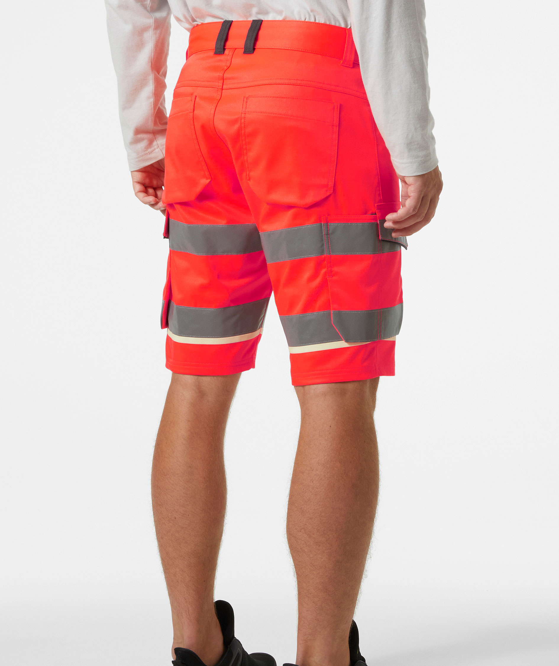 Helly Hansen UC-ME cargoshorts, Varsel R&ouml;d/Ebony, large image number 3