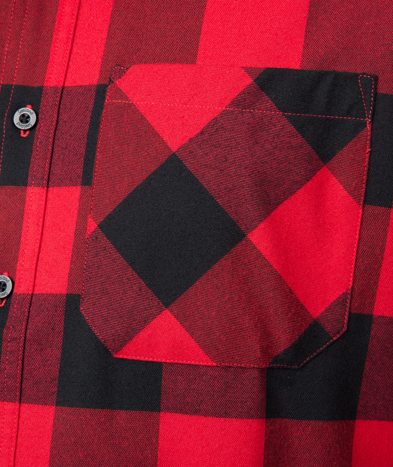 Seeland Toronto Hemd, Red Check, large image number 6