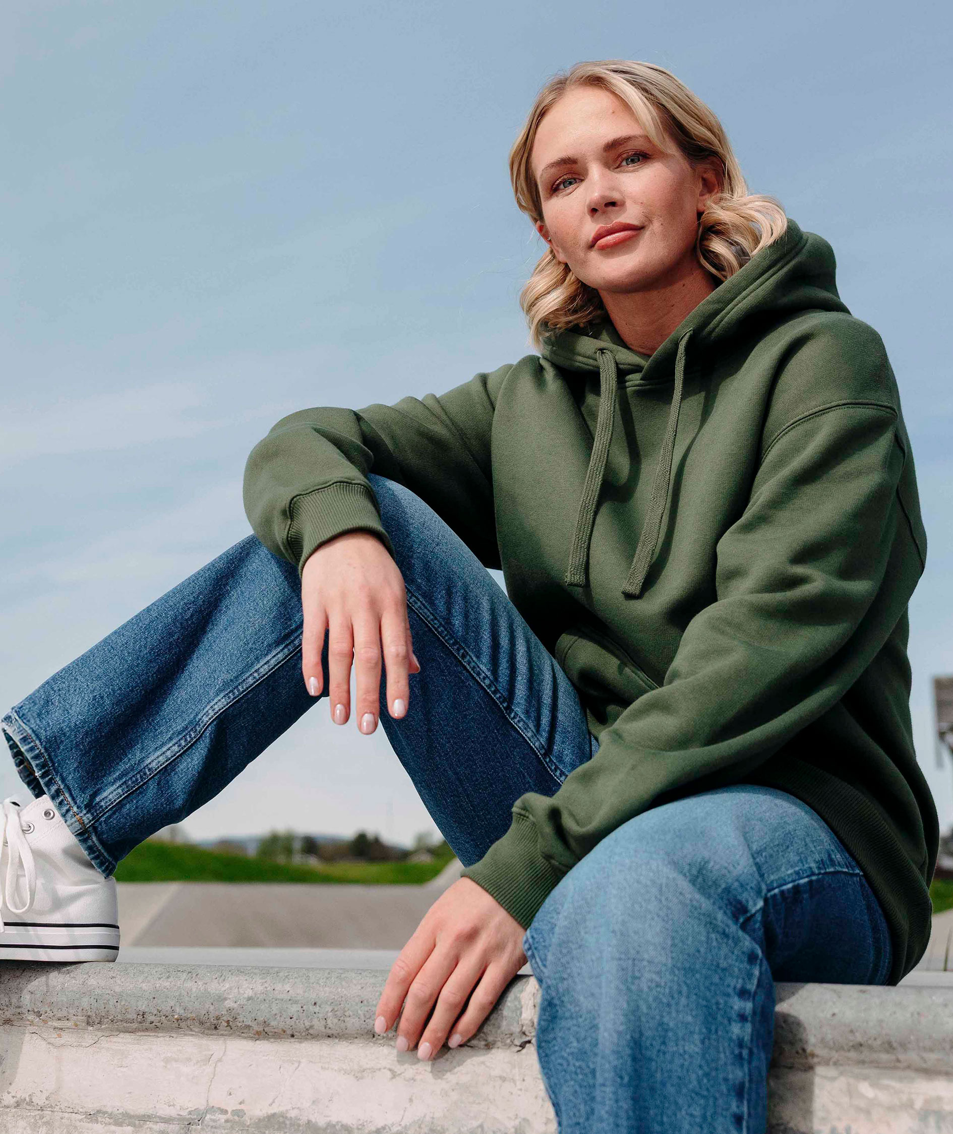 YOU Porto h&aelig;ttetr&oslash;je, Oliven, large image number 4