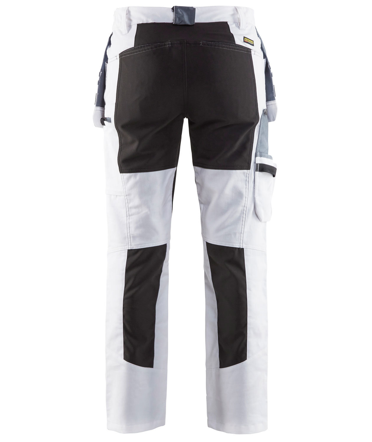 Bl&aring;kl&auml;der hantverksbyxa dam, Vit/Svart, large image number 2