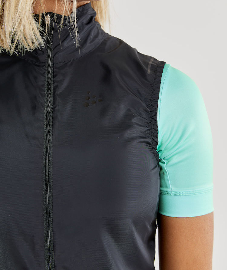 Craft Essence women's light wind vest, Black, large image number 5