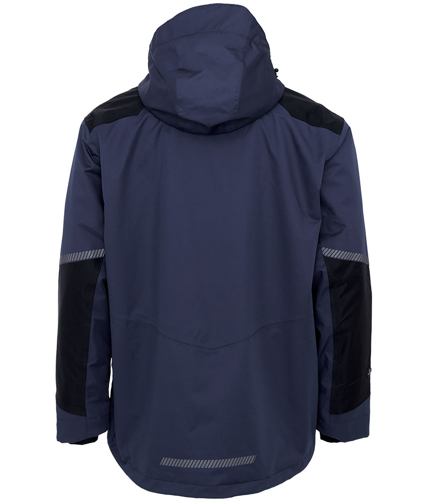 ELKA Working Xtreme Recycled shell jacket, Marine Blue/Black, large image number 2