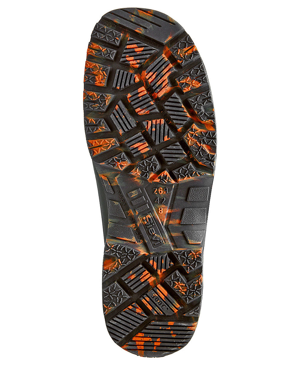 Sievi Spider Roller XL+ sikkerhedssko S3, Sort/Orange, large image number 3