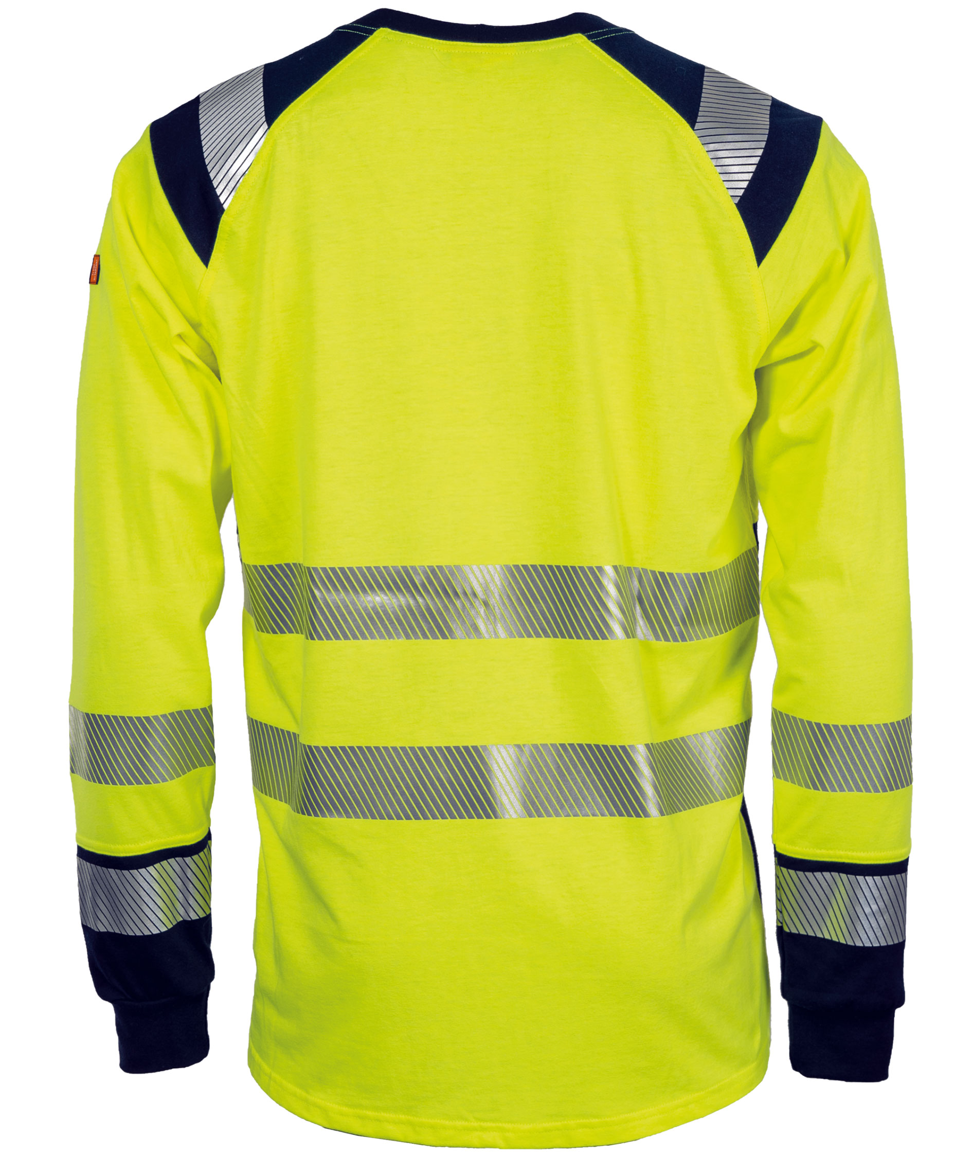 Tranemo FR lang&auml;rmliges T-Shirt, Hi-Vis gelb/marine