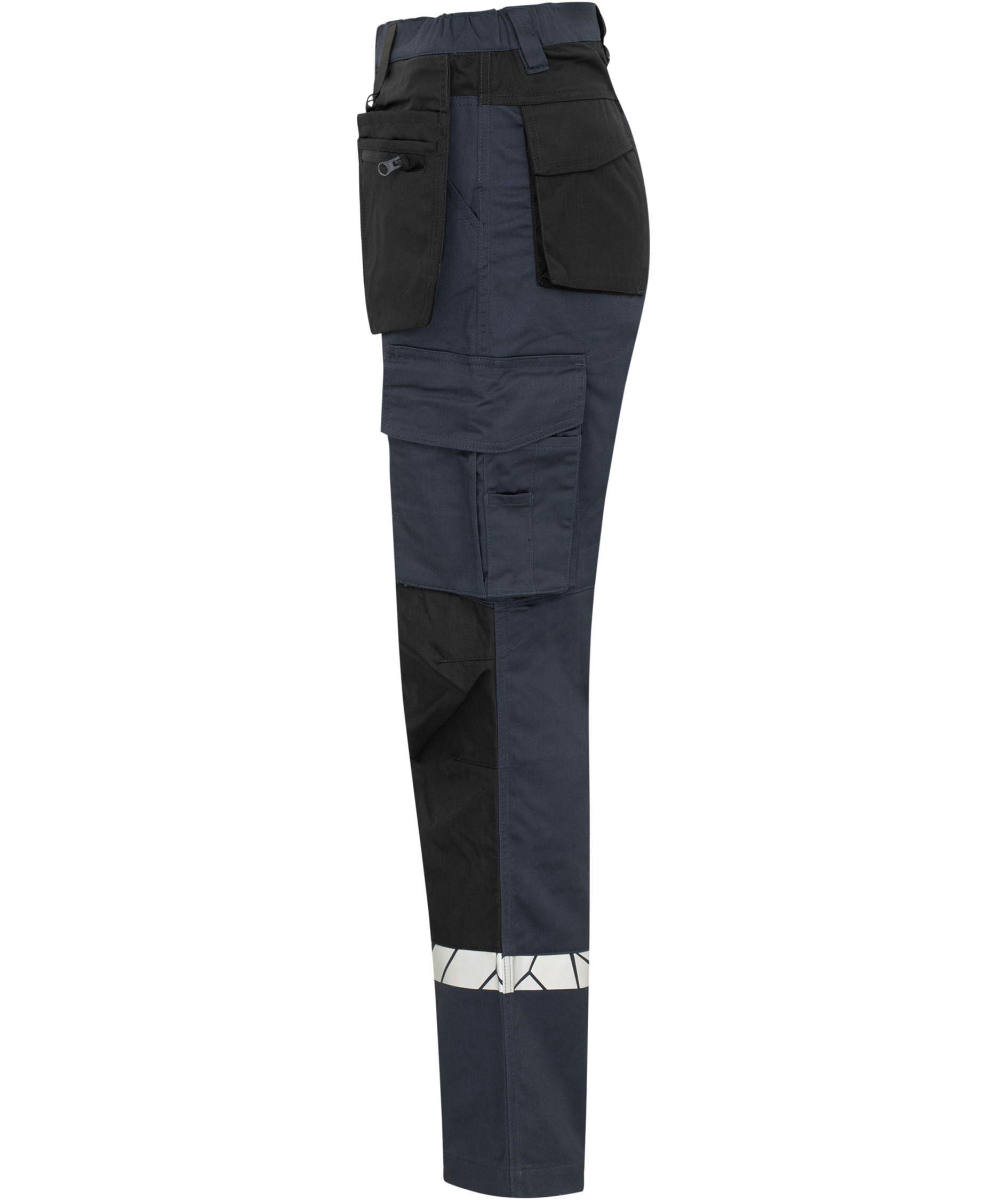 ProJob women's craftsman trousers 7513, Marine Blue/Black, large image number 3