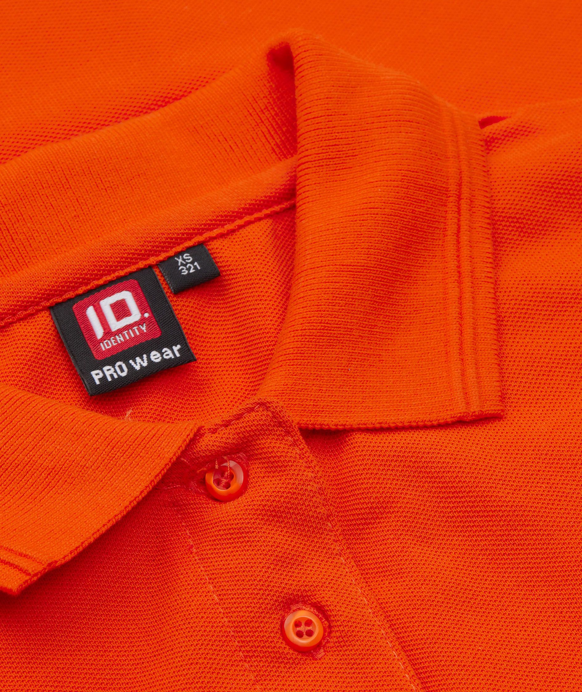 ID PRO Wear dame Polo T-shirt, Orange, large image number 3