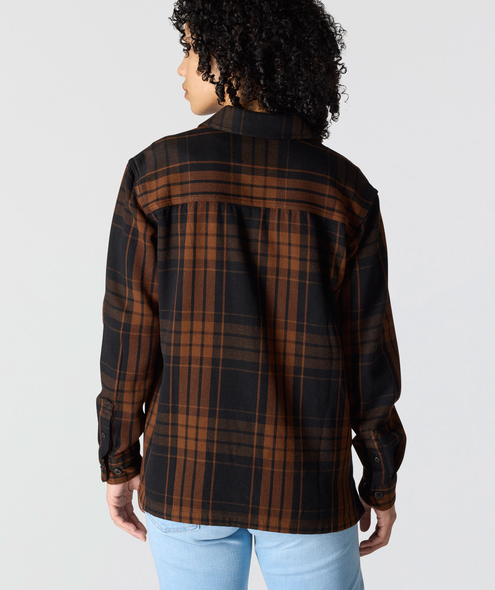 Carhartt flanellskjorta dam, Black, large image number 4