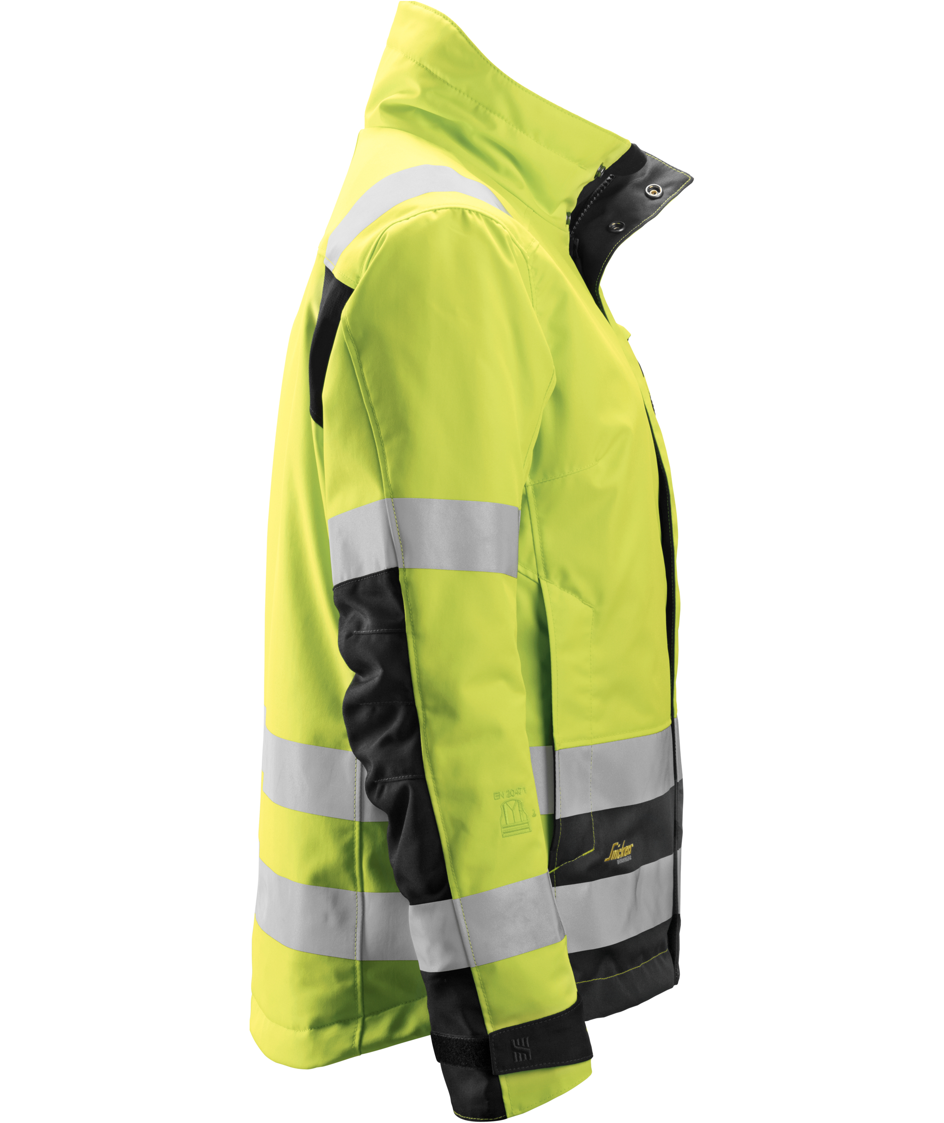 Snickers AllroundWork 37.5&reg; dame vinterjakke 1137, Hi-vis Gul/Sort, large image number 2