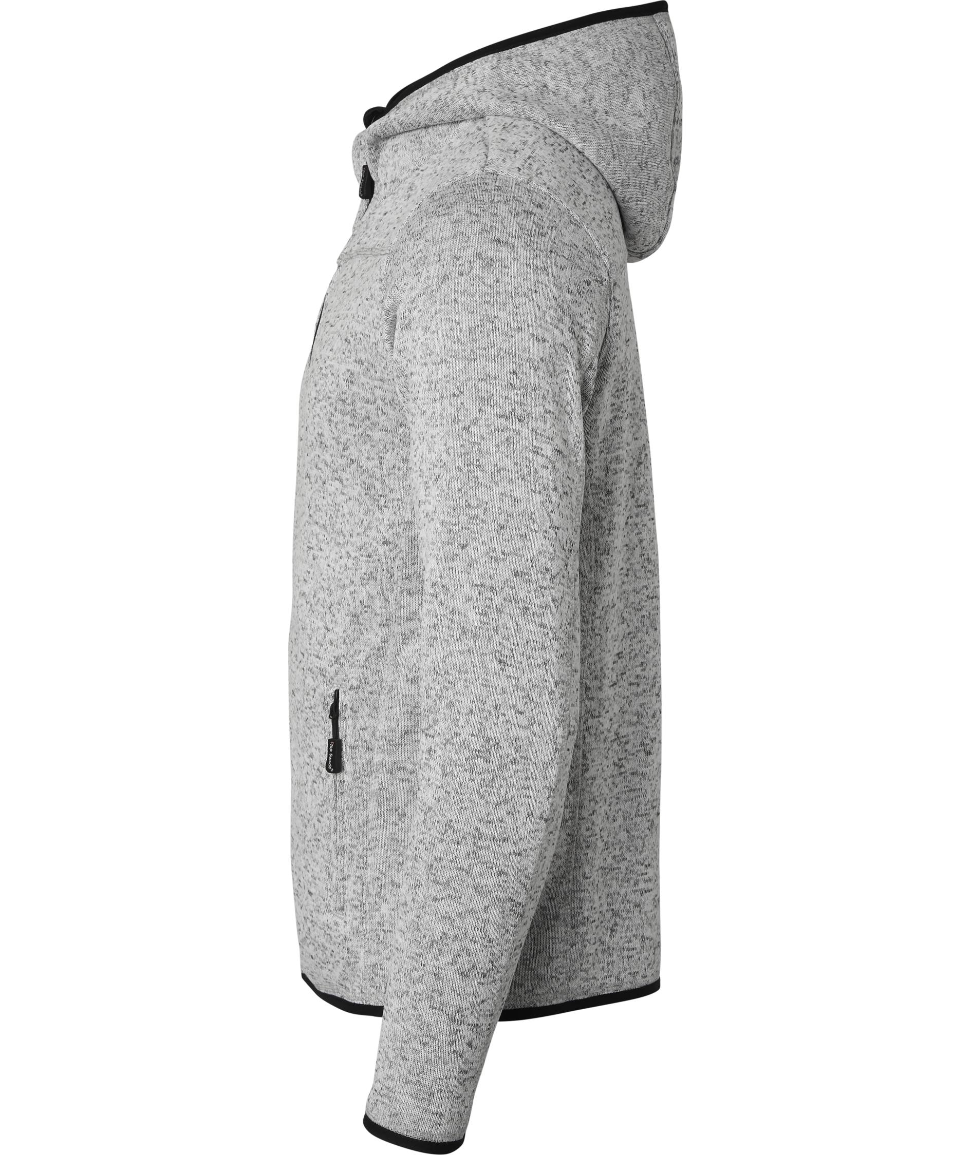 Top Swede stickad fleecejacka 4460, Ash, large image number 5