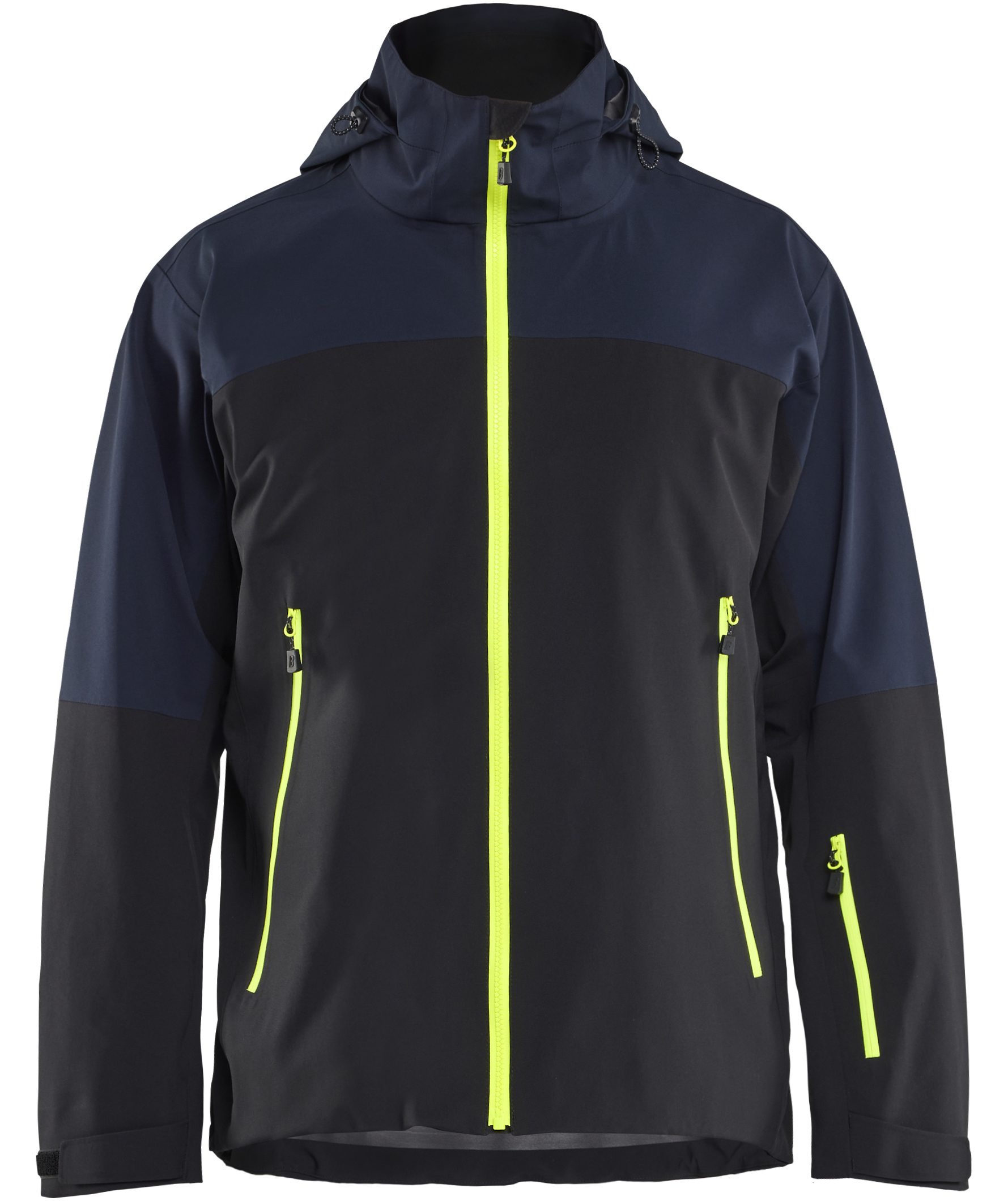 Bl&aring;kl&auml;der Striker Shelljacke full stretch, Dunkel Marine/Hi-Vis Gelb, Dunkel Marine/Hi-Vis Gelb, swatch