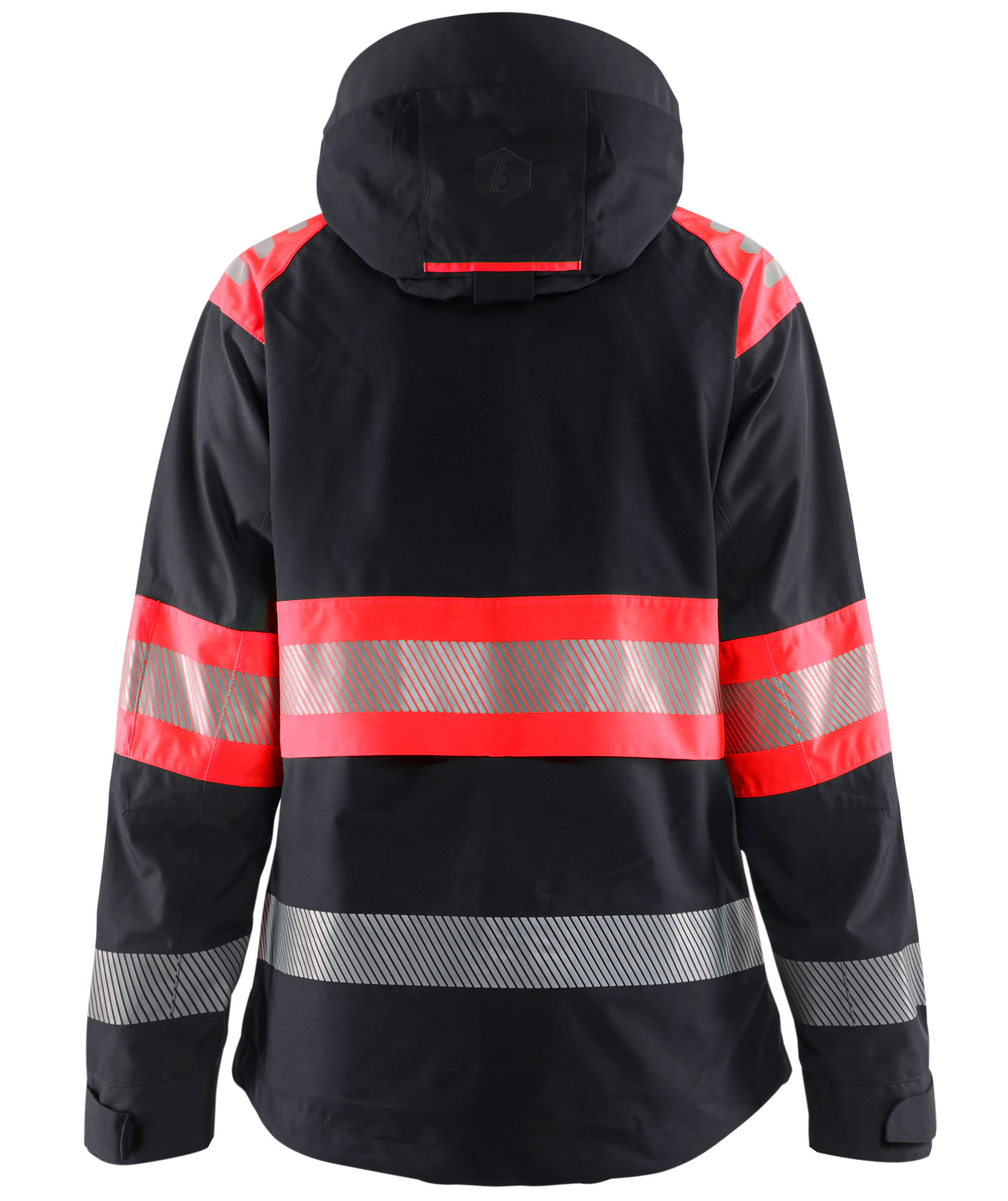 Bl&aring;kl&auml;der women's shell jacket, Black/Hi-Vis Red, large image number 1