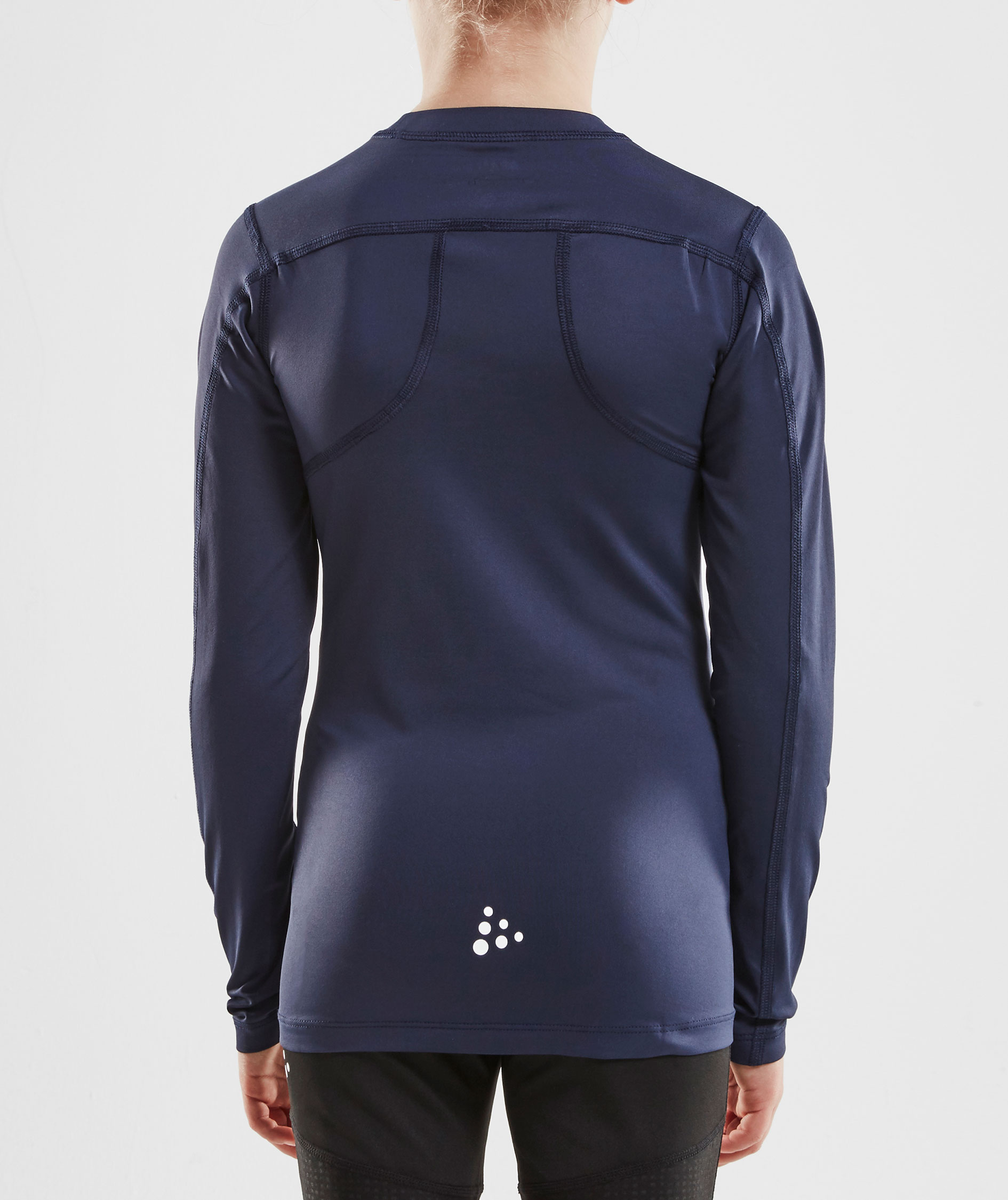 Craft Pro Control Compression lang&auml;rmliges T-Shirt f&uuml;r Kinder, Navy, large image number 2