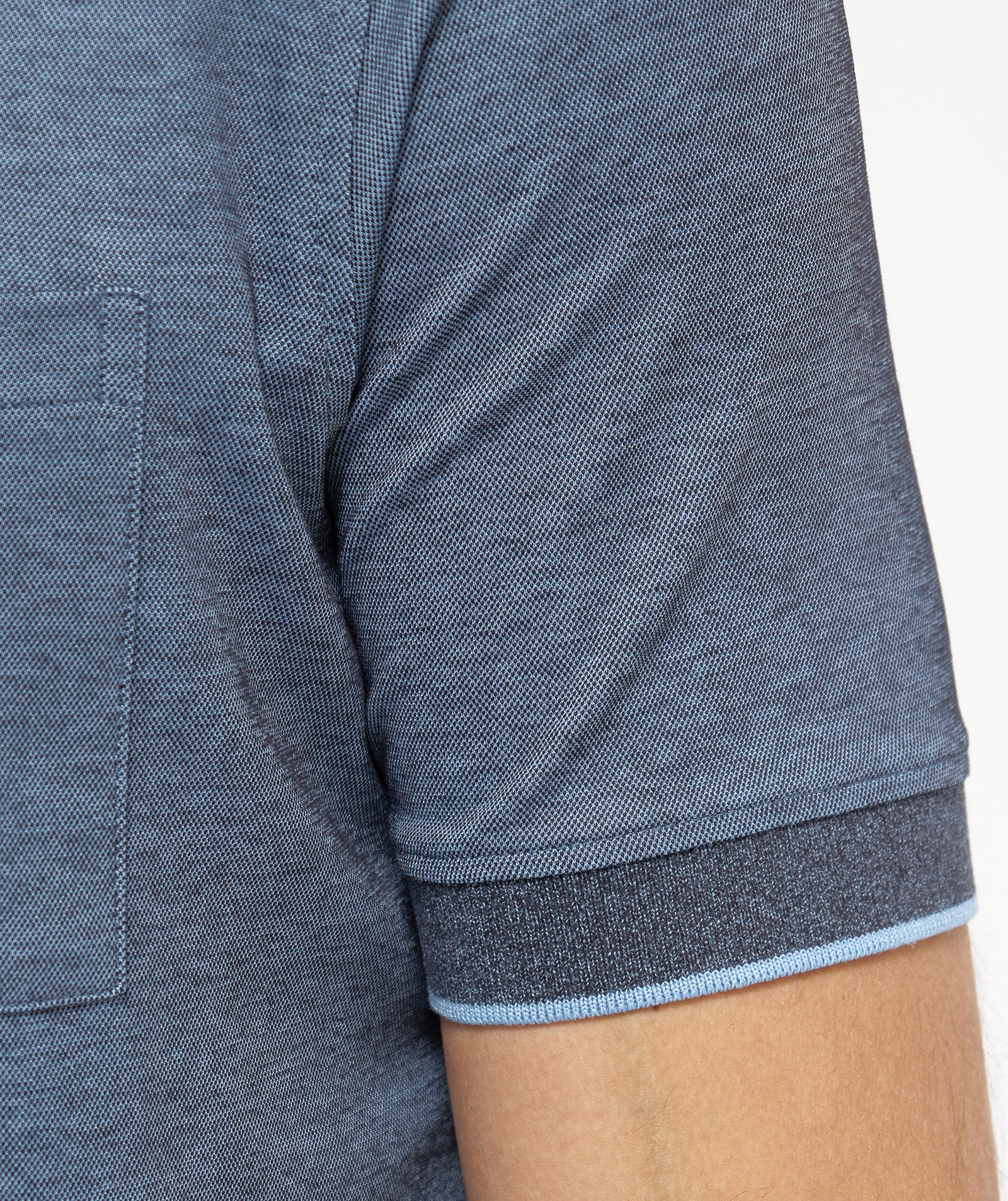 Belika Valencia polo T-skjorte, Navy melange, large image number 5