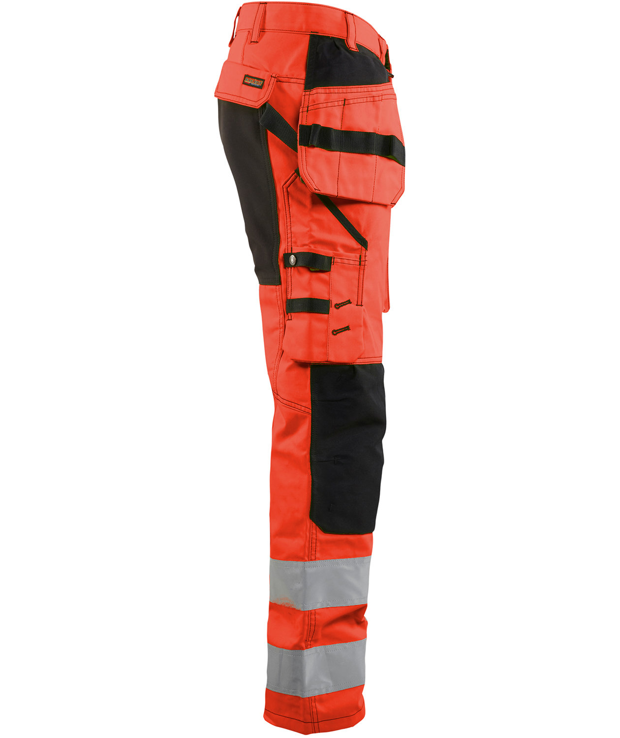 Bl&aring;kl&auml;der craftsman trousers, Hi-vis Red/Black, large image number 3